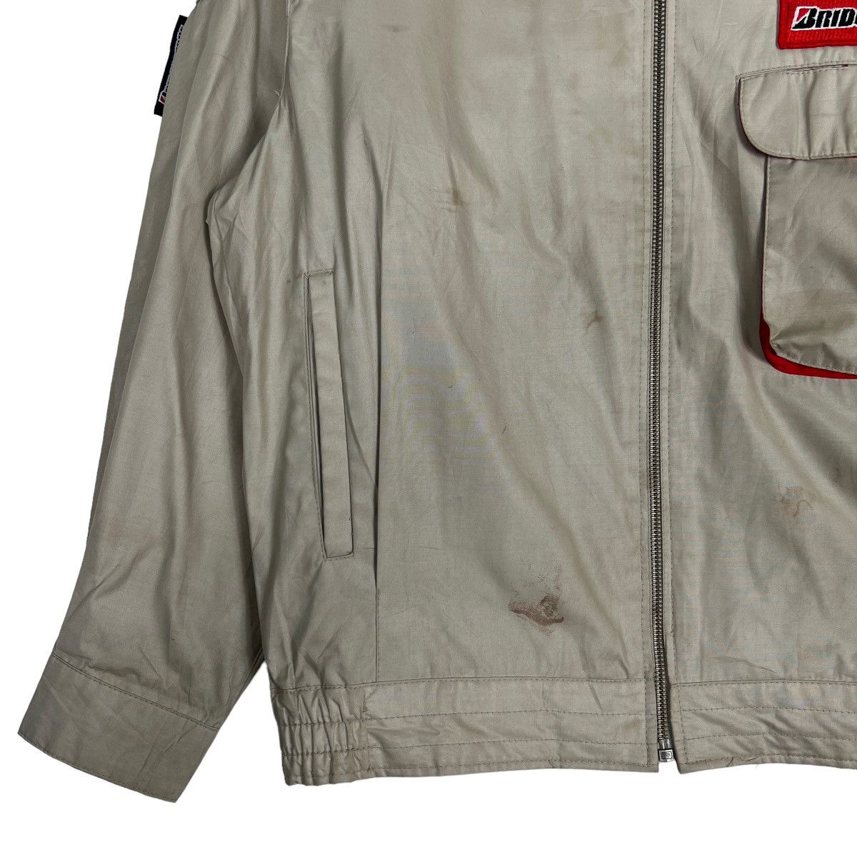 Japanese Brand 🔥 VINTAGE BRIDGESTONE STAFF RACING JACKET Size US M / EU 48-50 / 2 - 4 Thumbnail