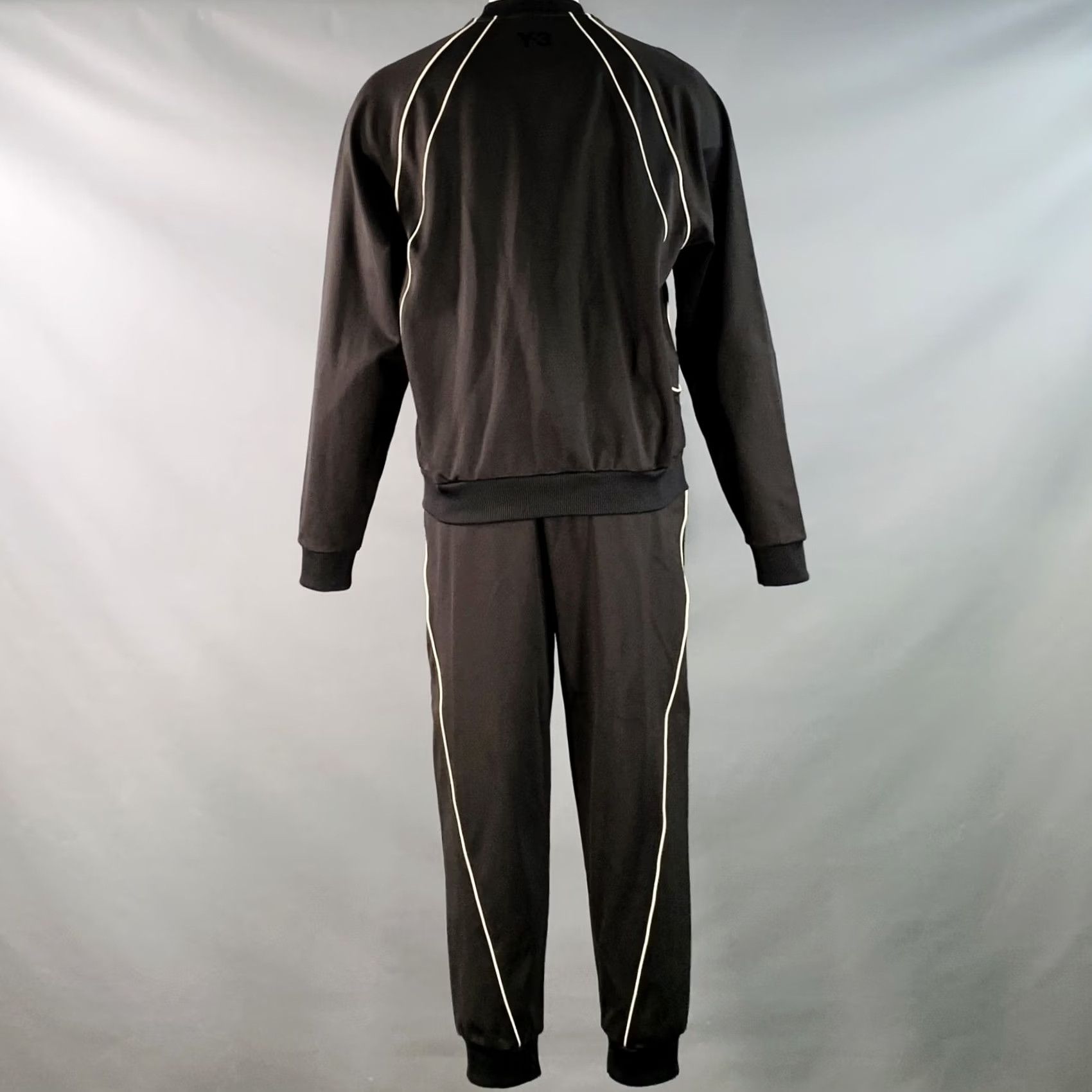 Y-3 Y-3 Zip Up Drawstring Tracksuit Black White Polyamide Blend Size M Size US 31 - 3 Thumbnail
