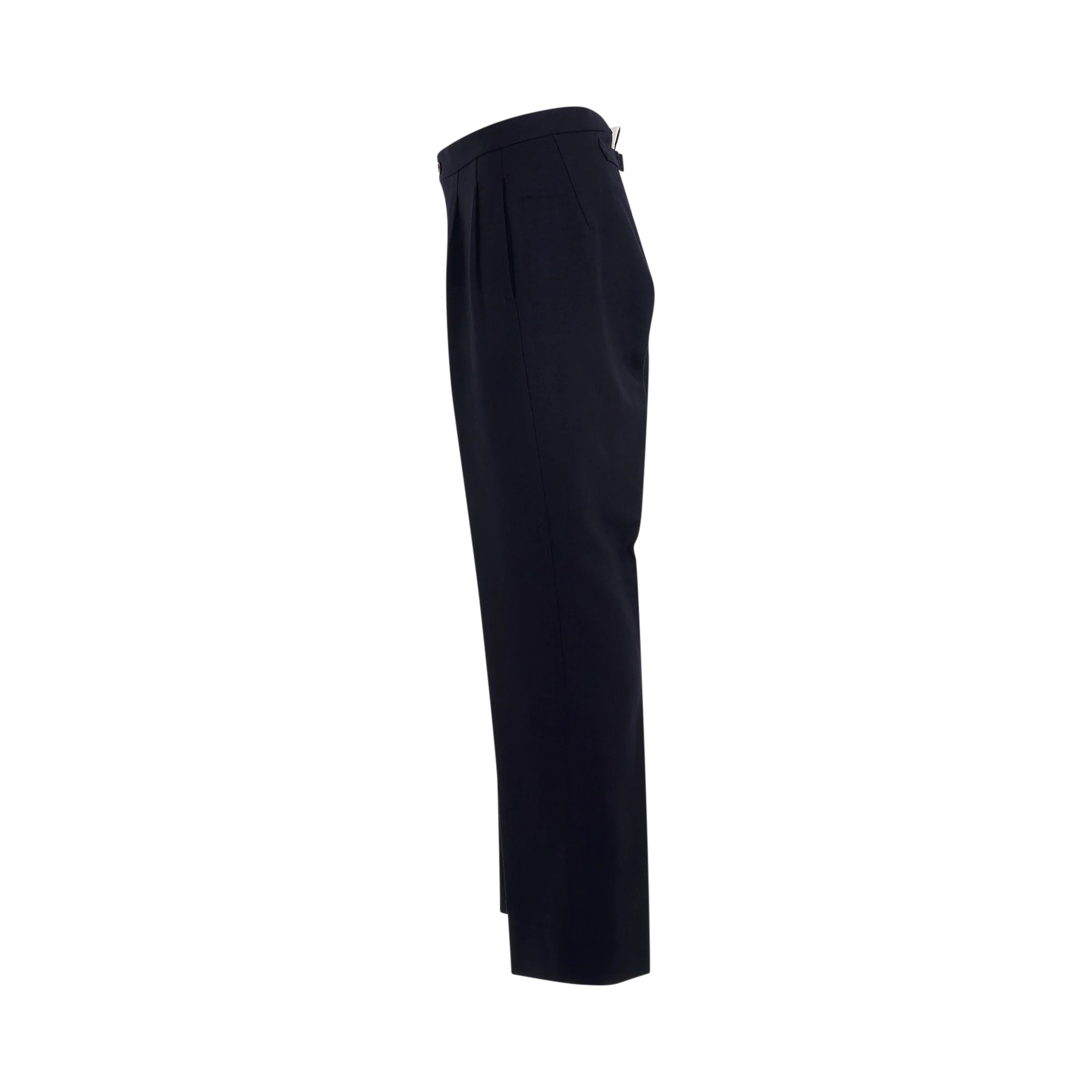 Maison Margiela o1mris0824 Herringbone Trouser in Navy Size US 32 / EU 48 - 2 Thumbnail