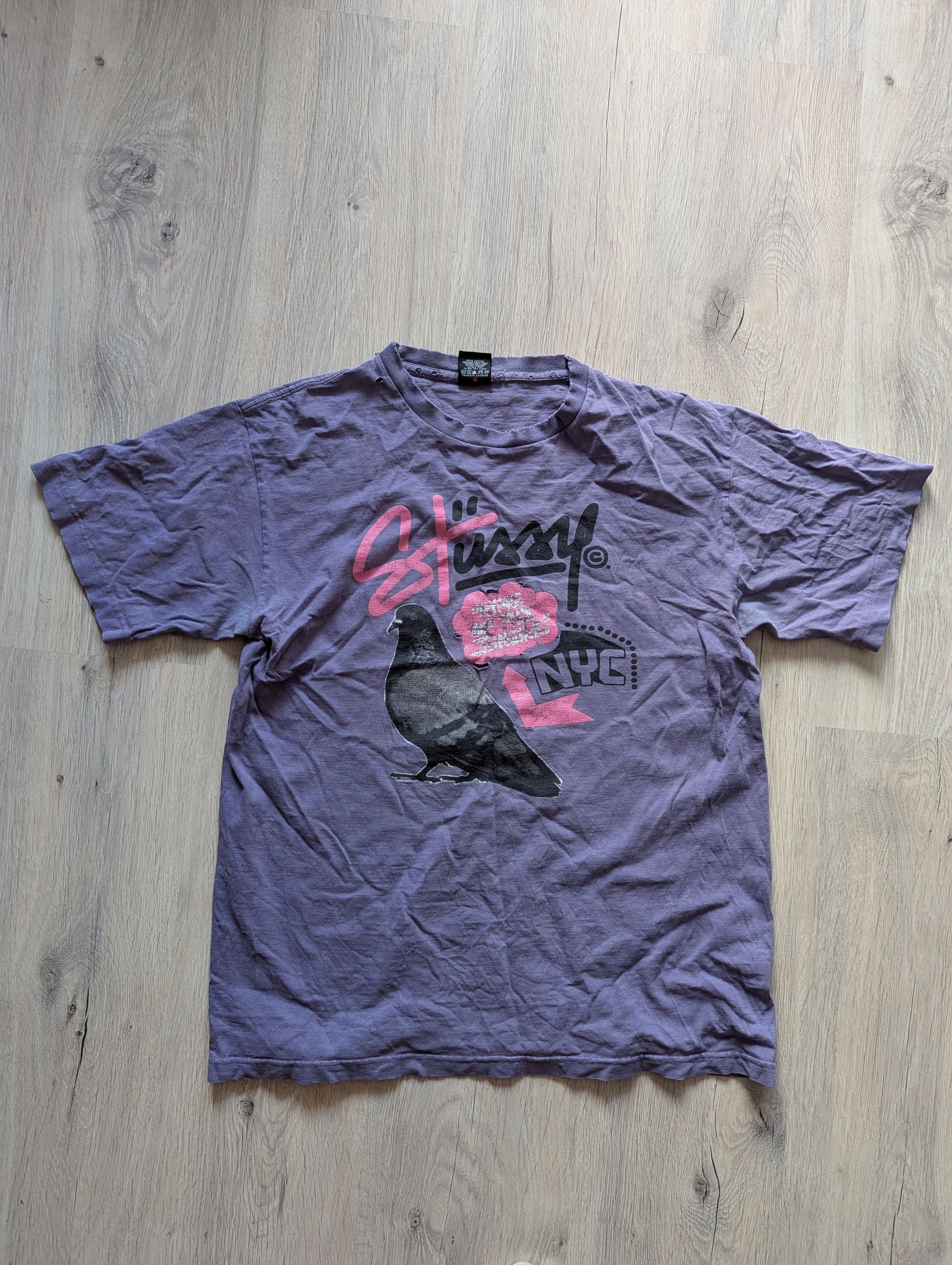 Stussy Stussy Vintage Purple Holes NYC Staple Pigeon New York Size US L / EU 52-54 / 3 - 1 Thumbnail