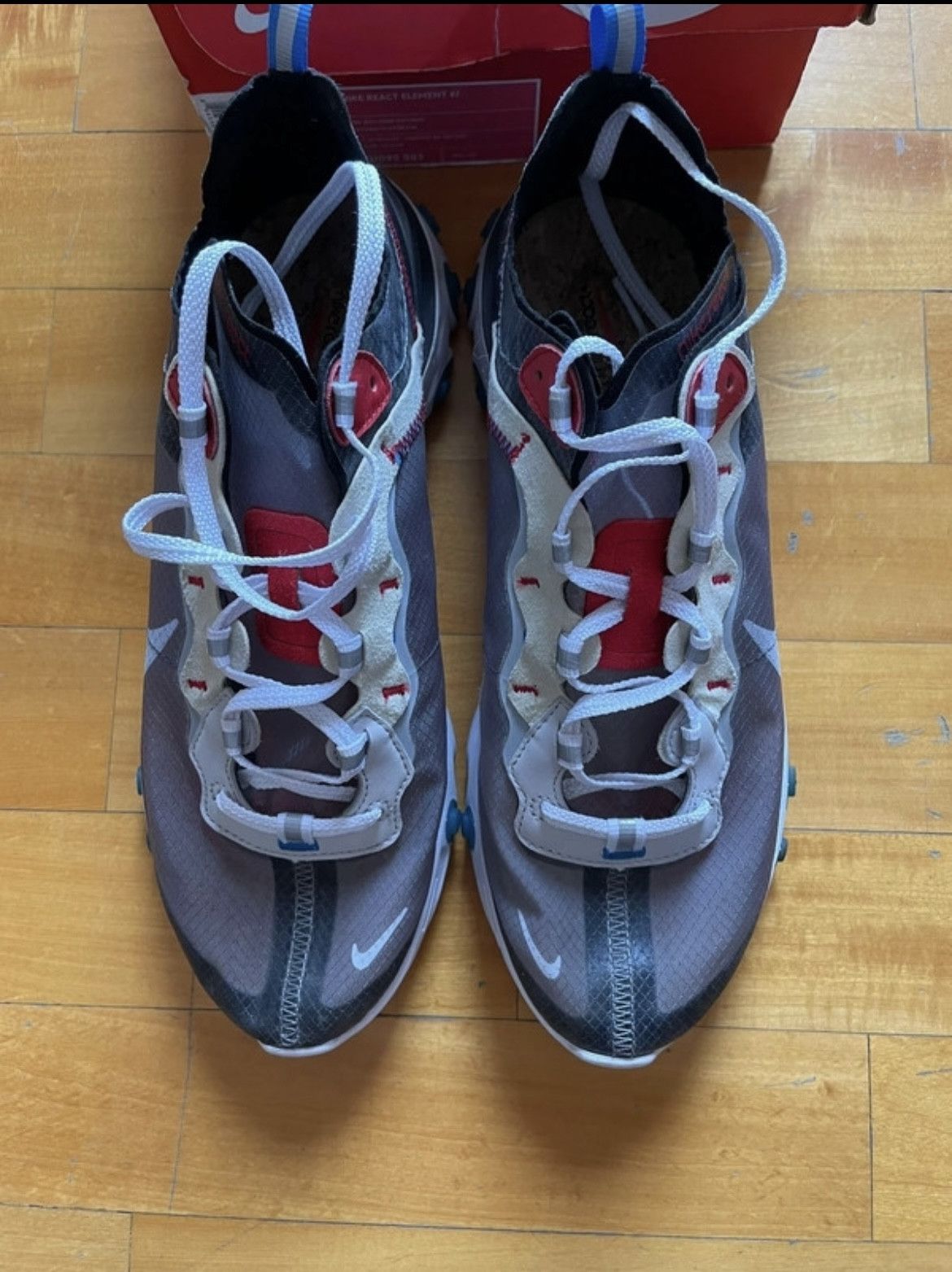 image of Nike React Element 87 Shoes, Men's (Size 9.5)