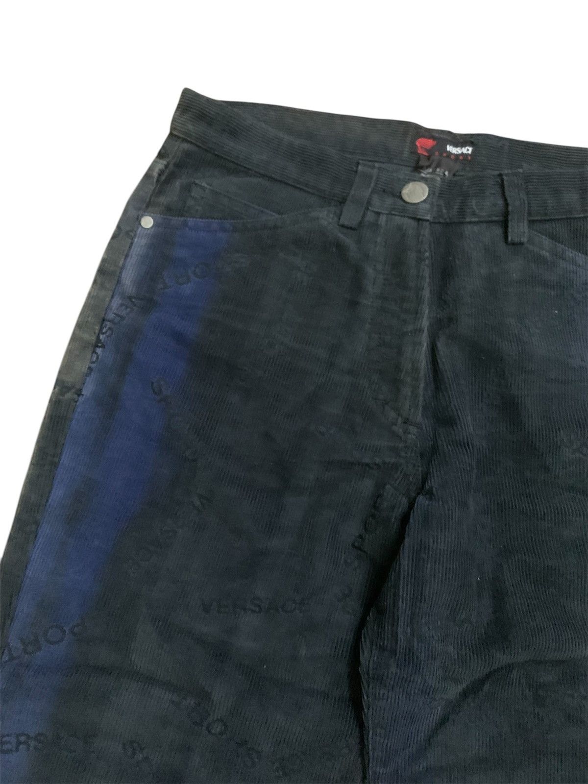 Versace 💥Versace Sport Monogram Corduroy Pant Size 28" / US 6 / IT 42 - 6 Thumbnail