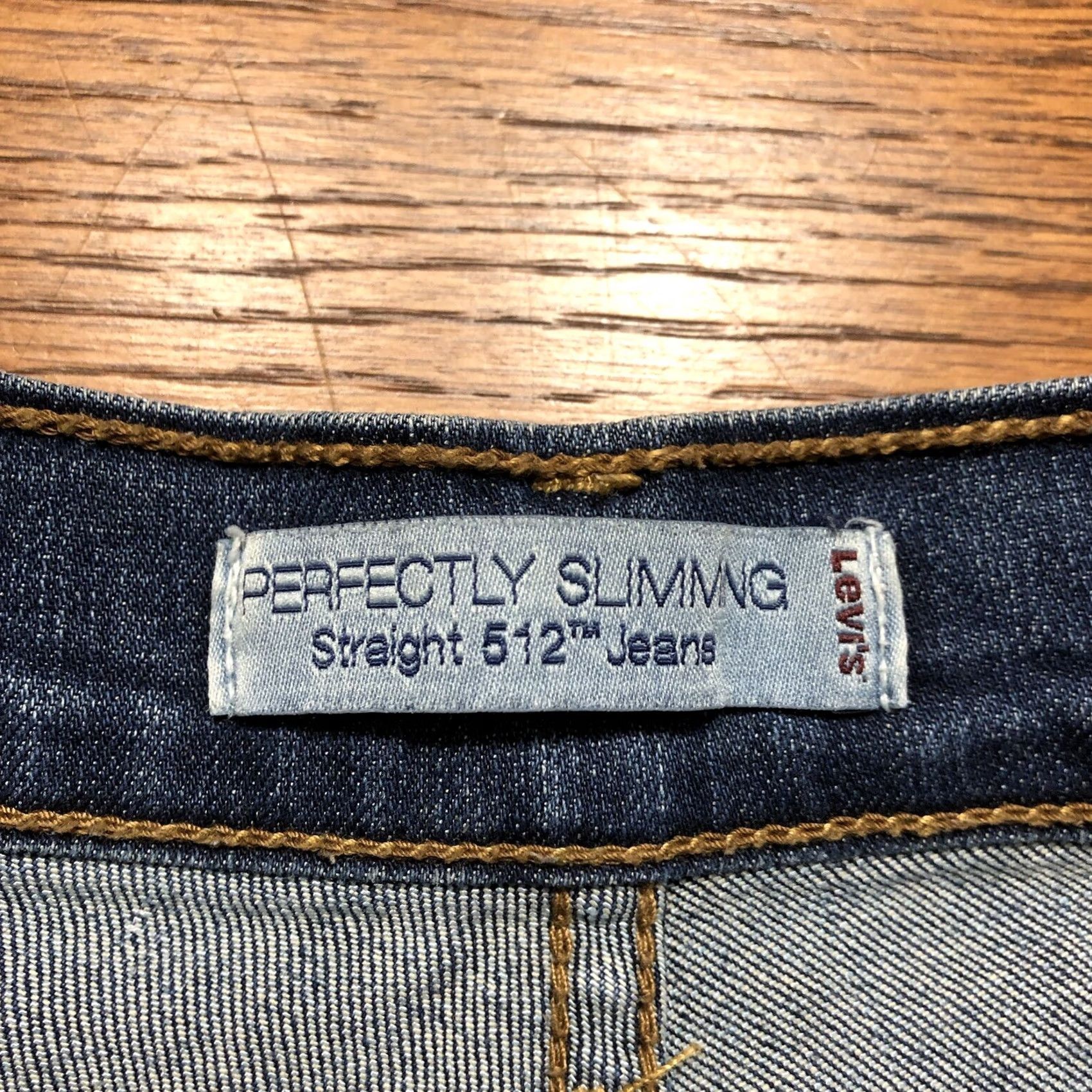Levi's VINTAGE Levi's 512 Jeans Slim Fit Straight Blue Womens Size 8 28 Inseam Denim 90s Retro Size 30" / US 8 / IT 44 - 6 Thumbnail