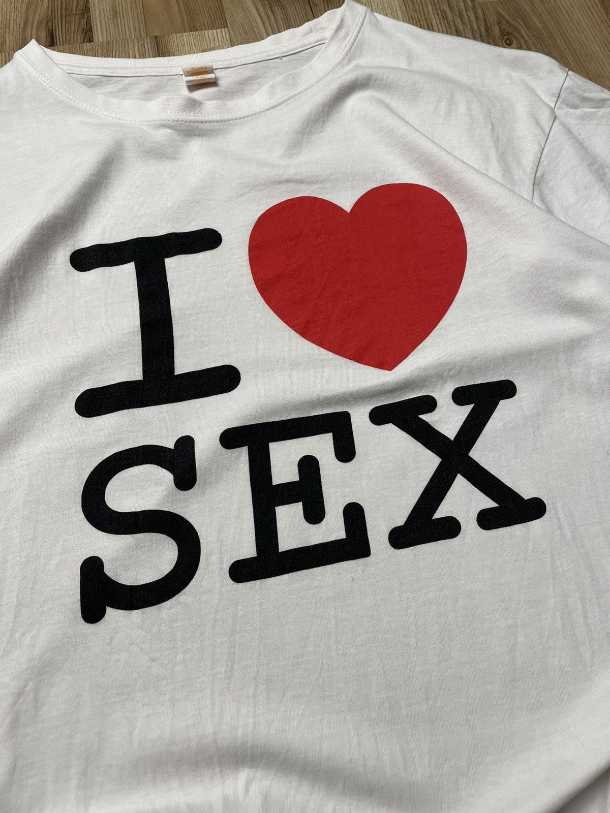 Band Tees ❤️ I Love Sex Humor Art Vintage Tee Size US M / EU 48-50 / 2 - 2 Thumbnail