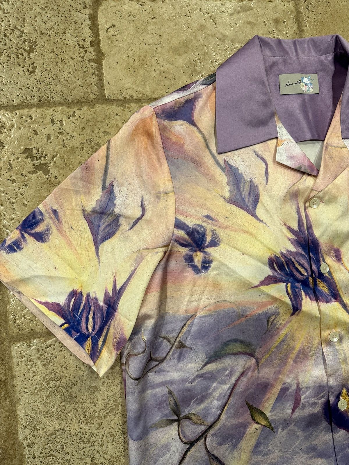 AWGE Necessity Sense x Cozy World Awge A$AP Rocky Silk Shirt Size US L / EU 52-54 / 3 - 6 Thumbnail