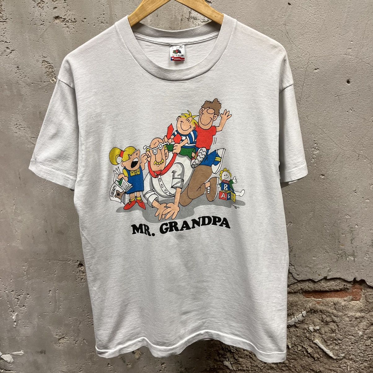 Vintage Vintage 1980s Sharkys 1989 Mr. Grandpa Humor Comedy Tee L Size US L / EU 52-54 / 3 - 1 Thumbnail