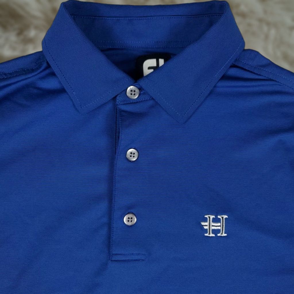 Footjoy FJ Polo Shirt Mens Size Medium Blue Golf Casual Short Sleeve Shirt Size US M / EU 48-50 / 2 - 1 Thumbnail