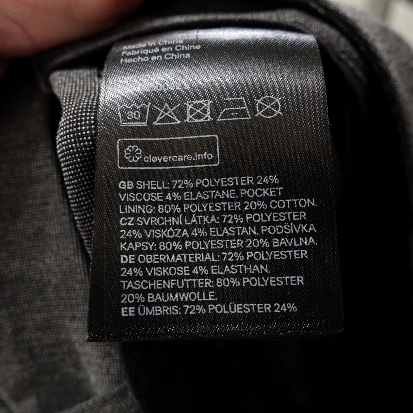H&M H&M Grey Dress Pants Womens Size 10 Flat Front Size 32" / US 10 / IT 46 - 7 Thumbnail