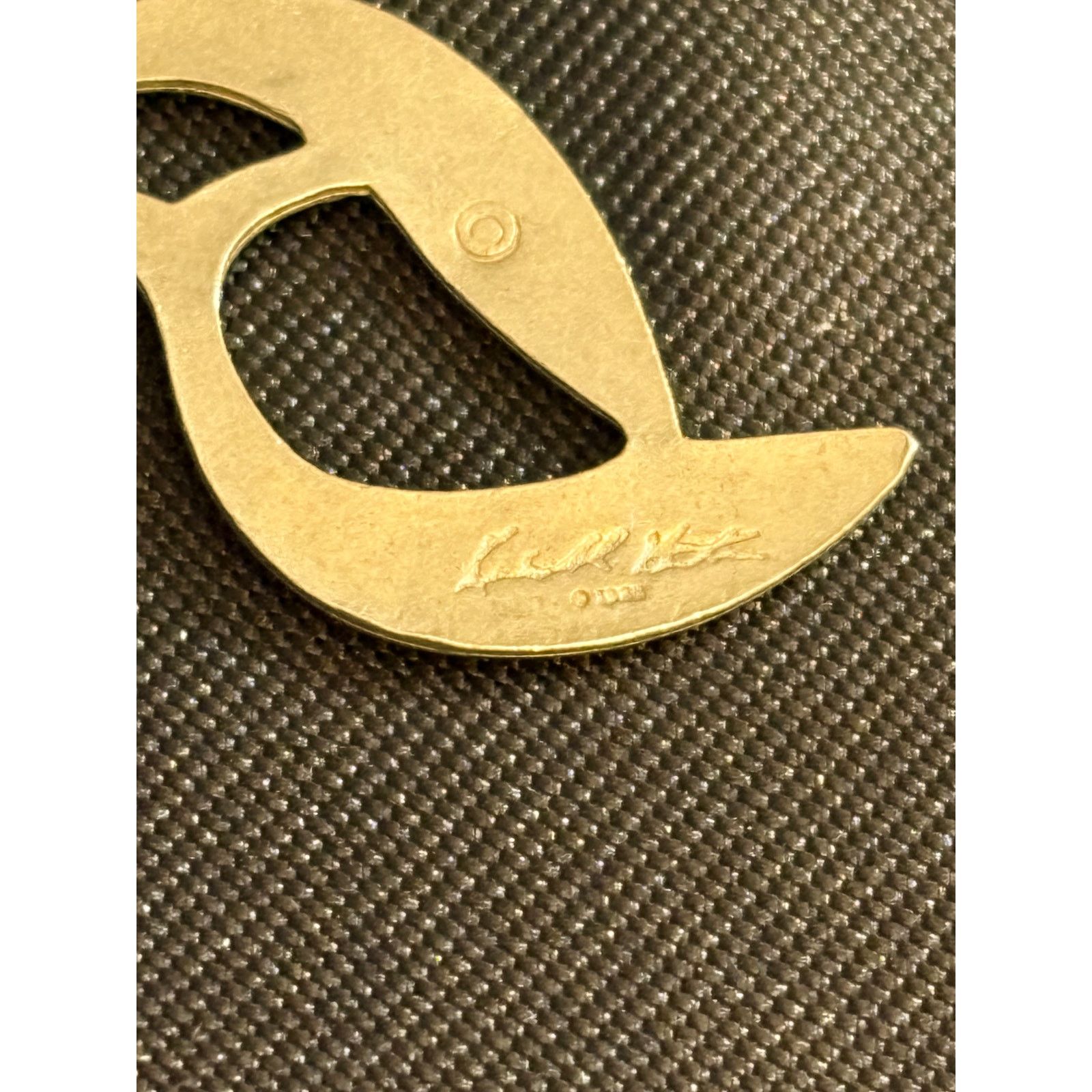 Kenneth Jay Lane Vintage KENNETH Jay Lane Modernist Drop Earrings Signed Size ONE SIZE - 4 Thumbnail