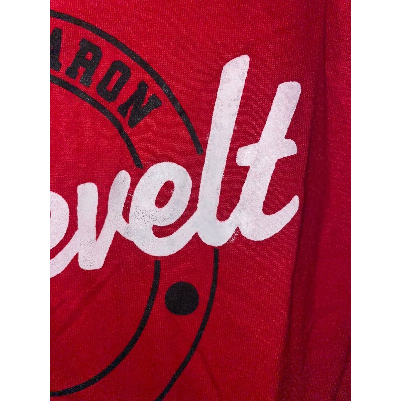 Jerzees Vintage Red Baron Shirt Club Roosevelt Red Tee 80s VTG 1980s Size US M / EU 48-50 / 2 - 5 Thumbnail