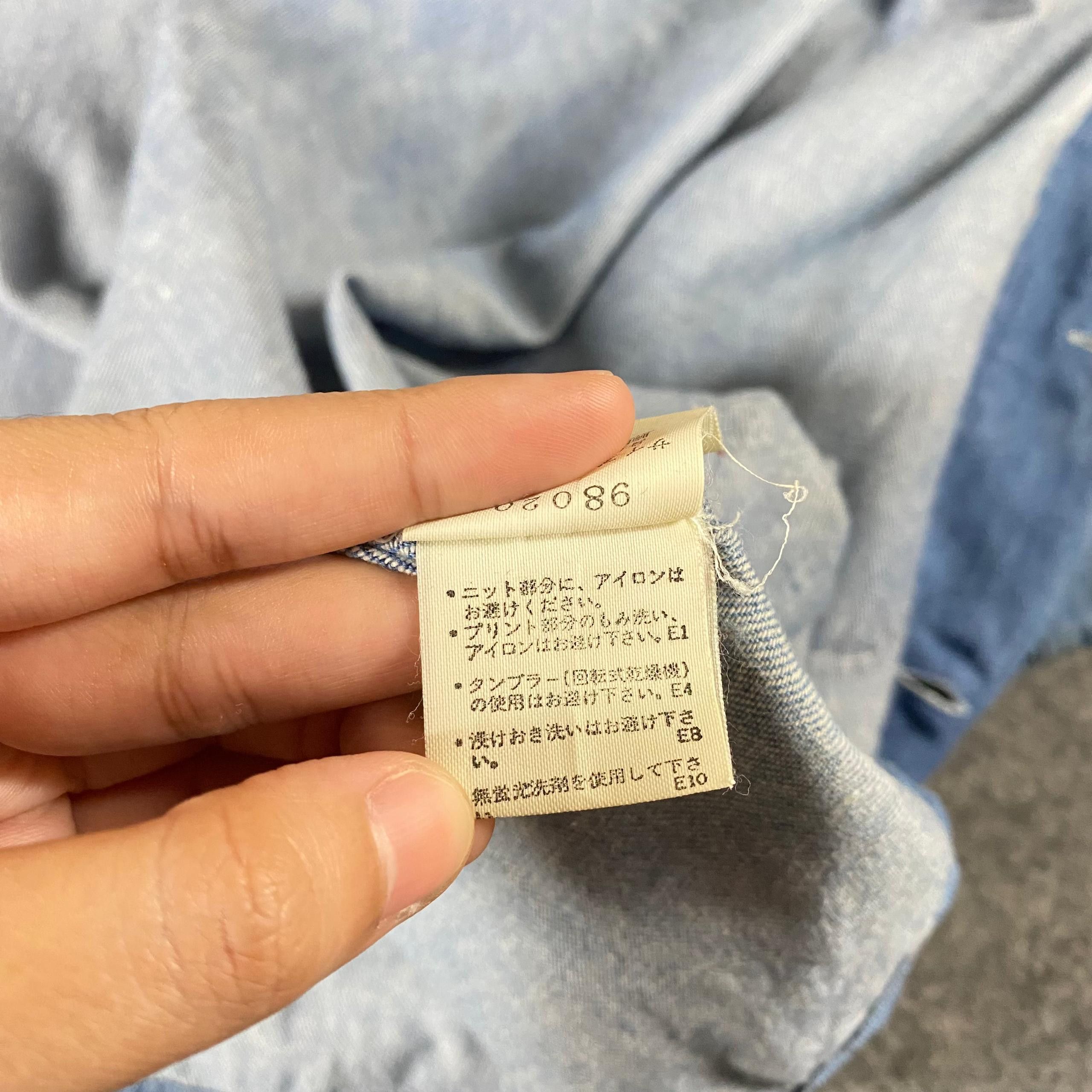 Japanese Brand Vintage Hana Barbara Ricky Race Denim Hoodies Jacket Size US L / EU 52-54 / 3 - 10 Thumbnail