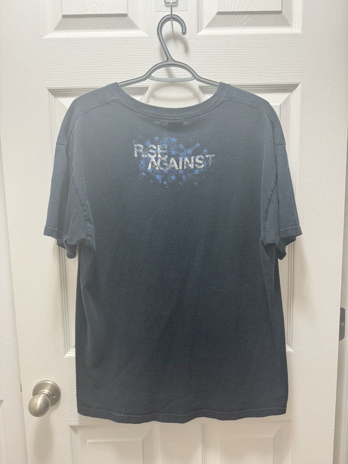 Band Tees × Gildan Rise Against Band Merch Vintage Orphans Dream Flag Gildan Size US L / EU 52-54 / 3 - 3 Thumbnail