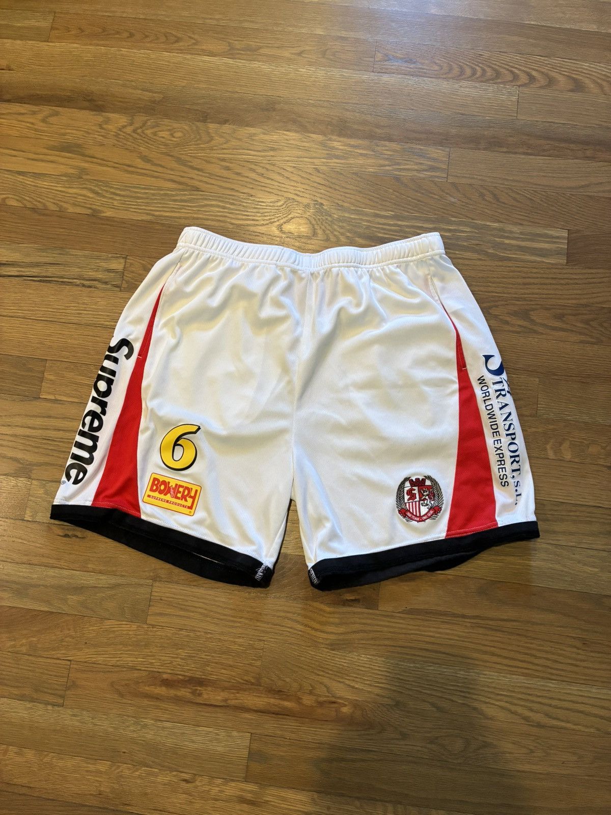 Supreme Supreme Soccer Shorts White Size US 32 / EU 48 - 1 Thumbnail