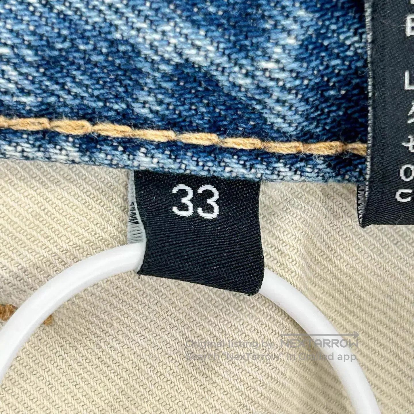 Celine Blue Distressed Denim Jeans. Size US 32 / EU 48 - 6 Thumbnail