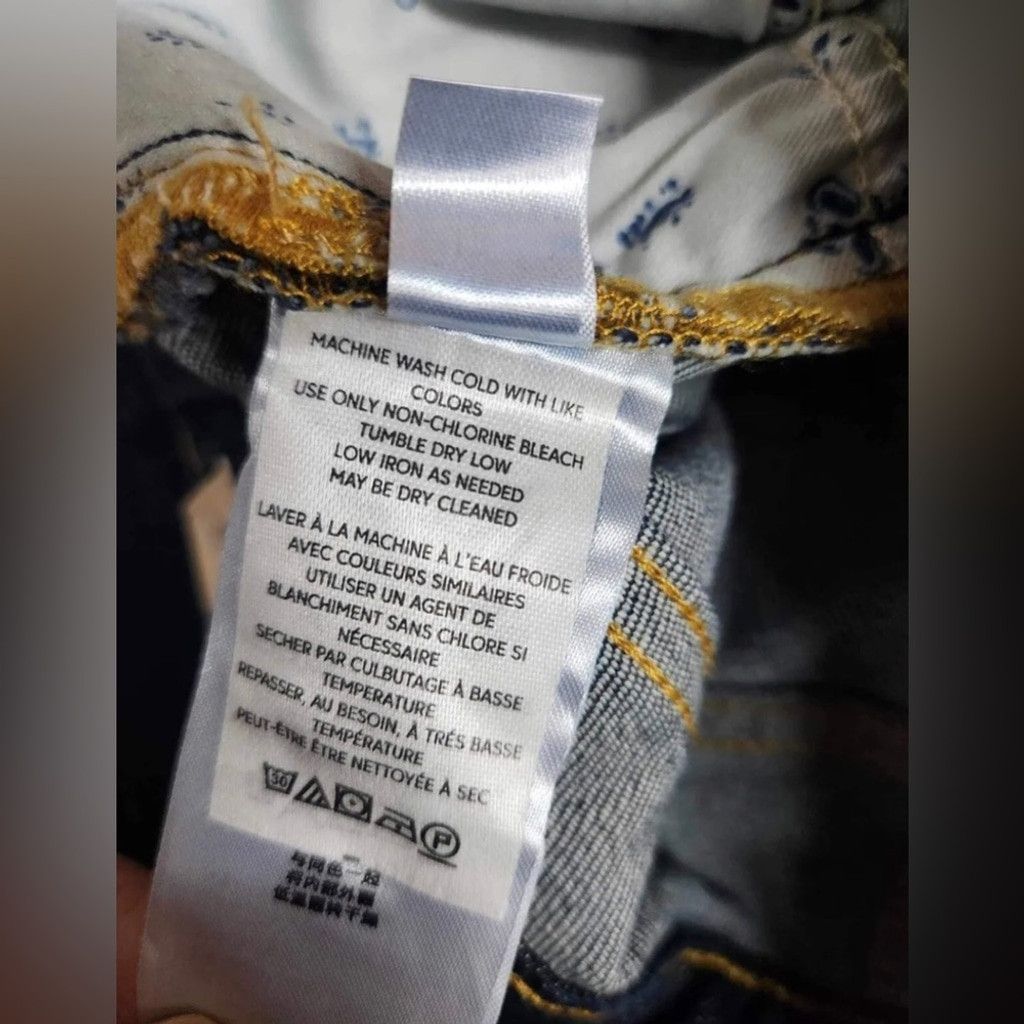 Anthropologie Anthropologie Pilcro The Split Straight Jeans Size 25. B19 Size 25" / US 0 / IT 36 - 7 Thumbnail