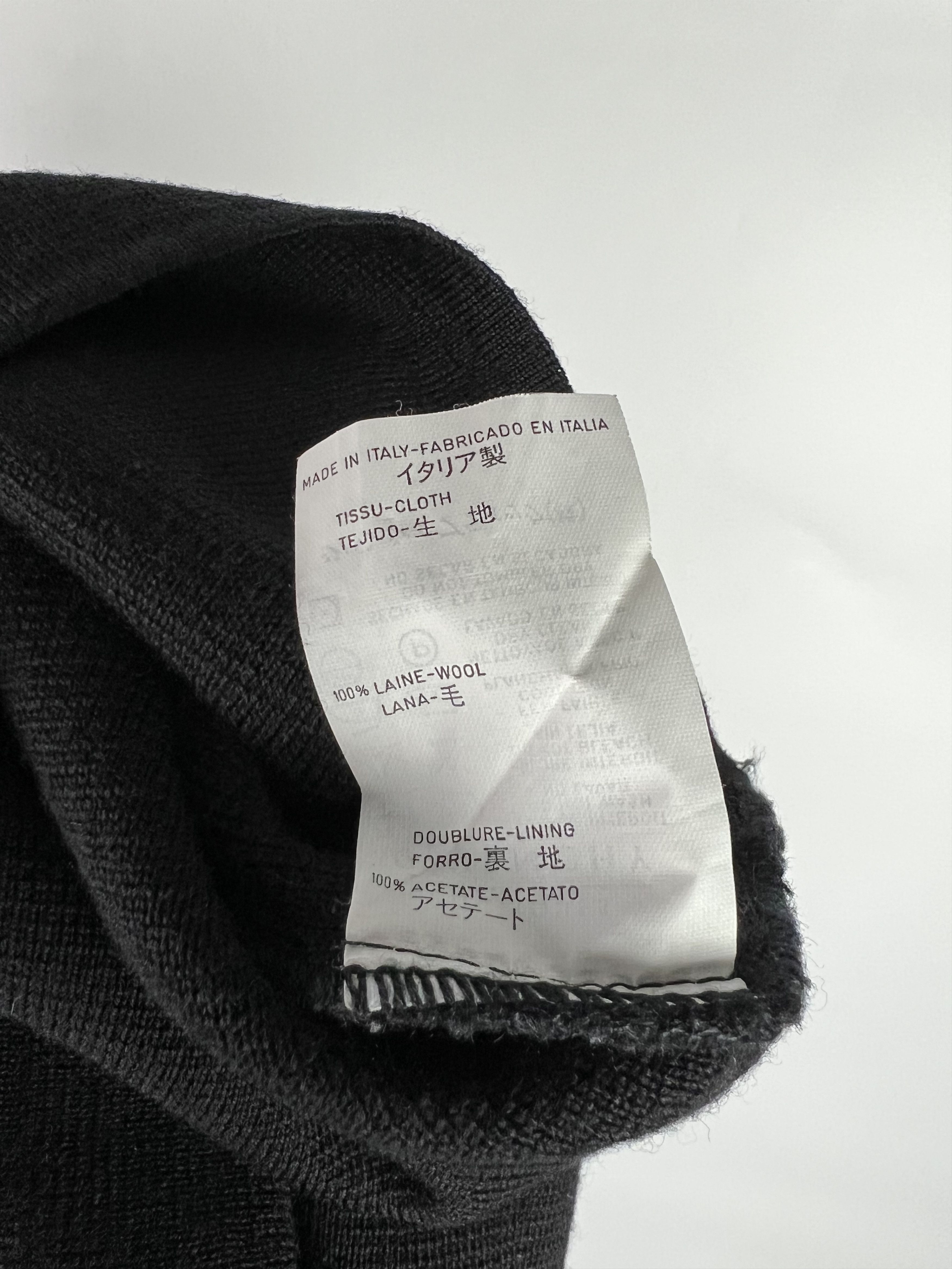 Givenchy Givenchy Boutique Rare Vintage Black Wool Dress Size S / US 4 / IT 40 - 11 Thumbnail