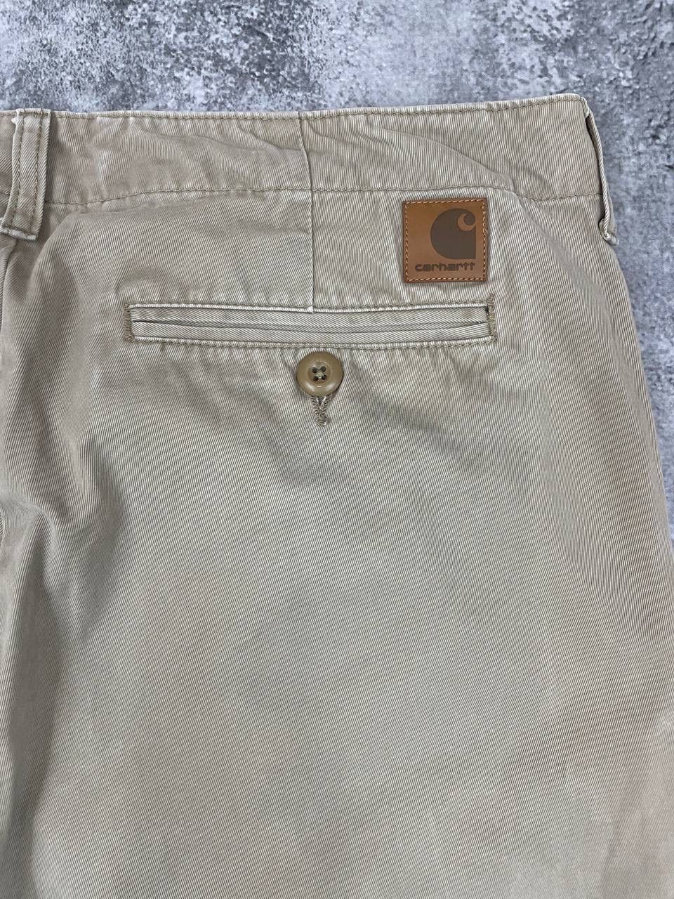 Carhartt Carhartt WIP Men Club Chino Pants Straight Fit Beige Size 36 Size US 36 / EU 52 - 3 Thumbnail