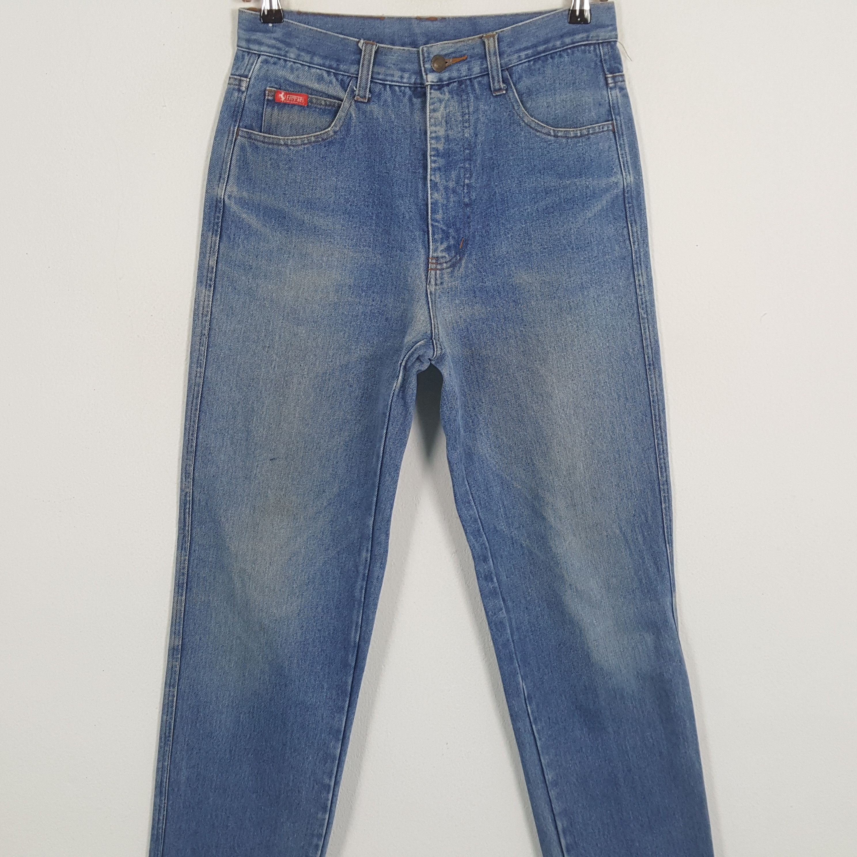 Ferrari × Vintage Vintage FERRARI MAGNETI MARELLI Formula One Jeans Size US 29 - 5 Thumbnail