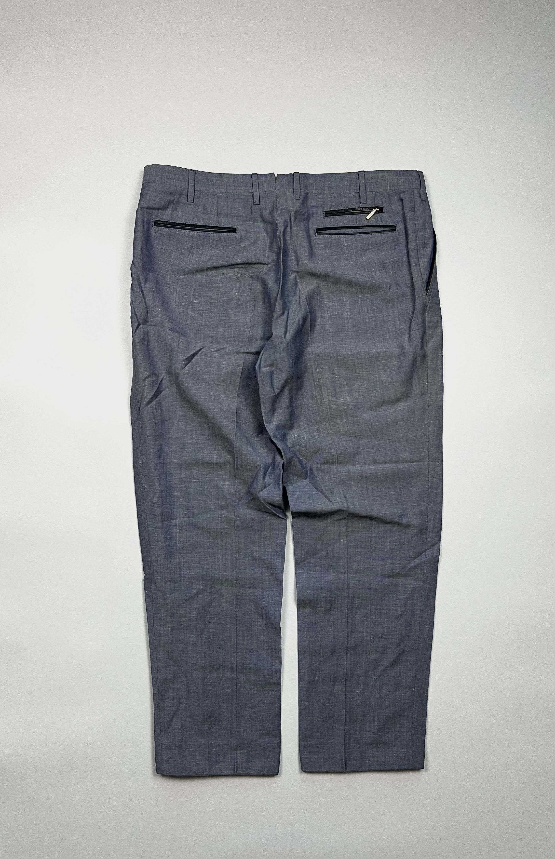 Zilli zilli pants mens size 54 wool mohair classic luxury Size US 38 / EU 54 - 3 Thumbnail