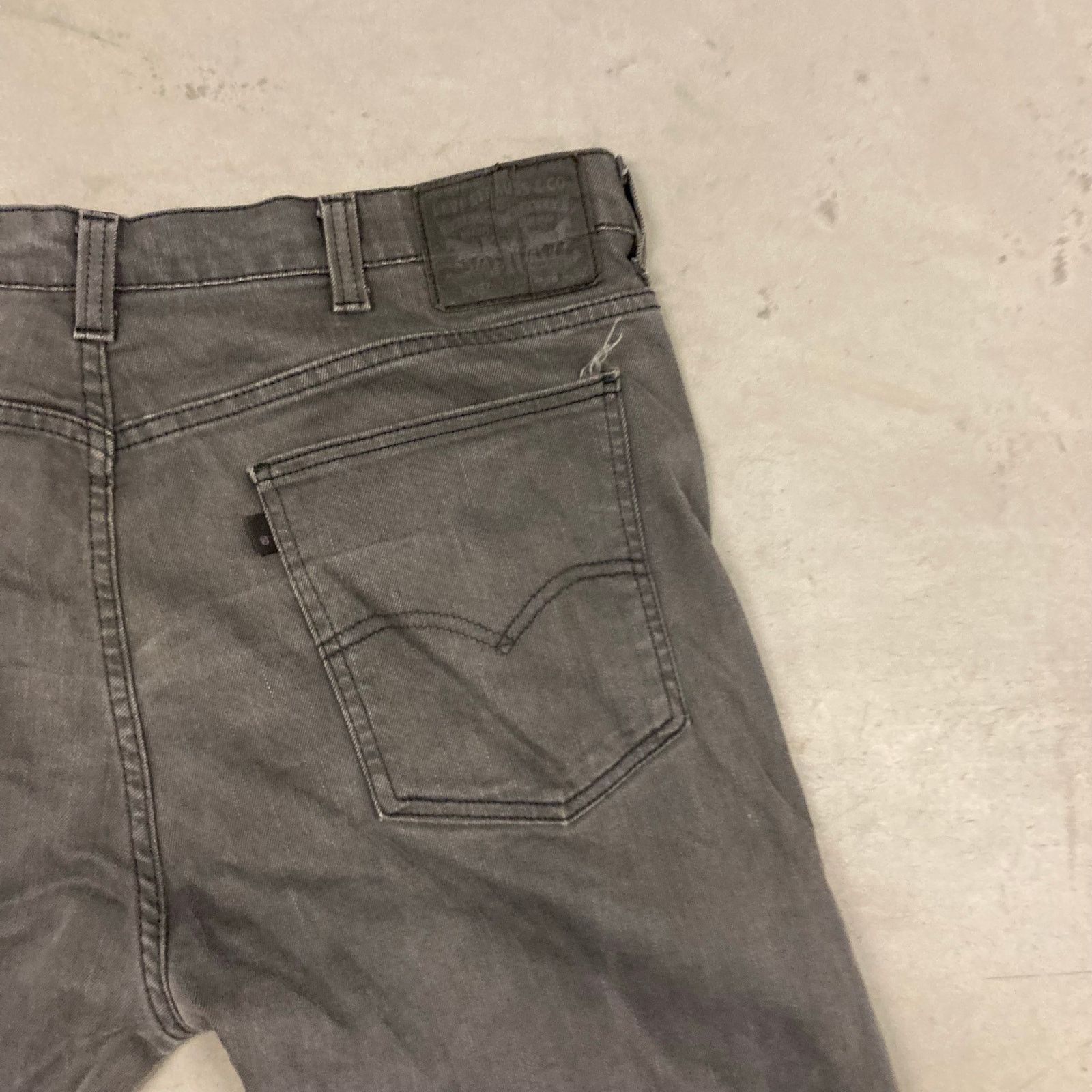 Levi's × Vintage Y2K thrashed Levis skinny Jeans 38x32 Size US 38 / EU 54 - 2 Thumbnail