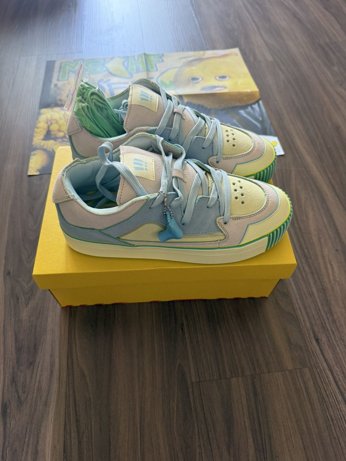 MSCHF MSCHF Gobstomper “Sour Edition” Gray Size 11 Size US 11 / EU 44 - 2 Thumbnail