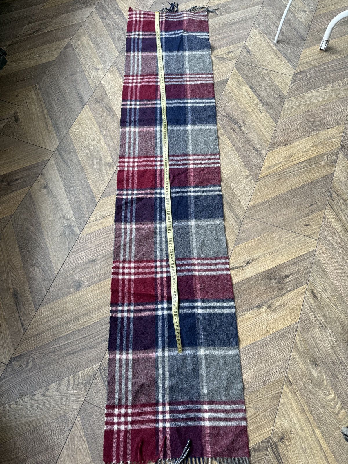 Barbour Vintage Barbour Lambswool Cashmere Tartan Scarf Size ONE SIZE - 6 Thumbnail