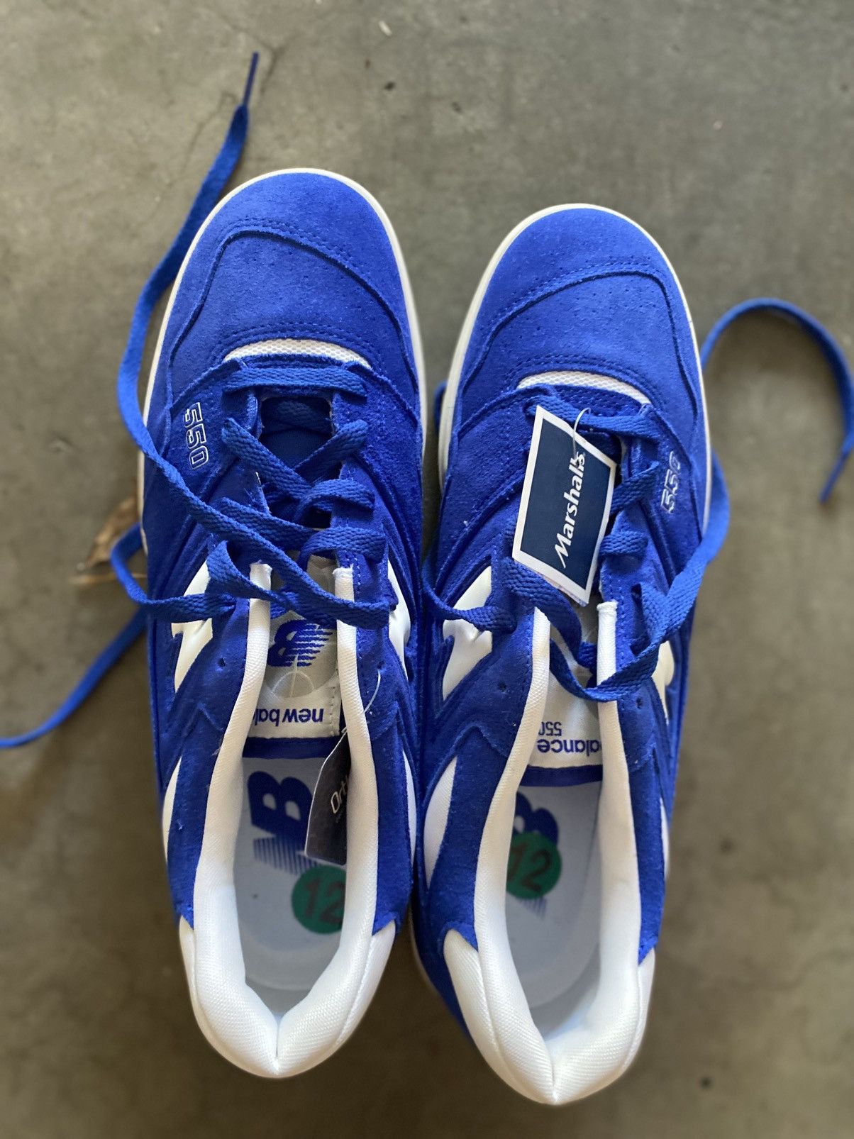 New Balance New Balance 550 Blue Suede Pack Team Royal Size US 12 / EU 45 - 1 Thumbnail