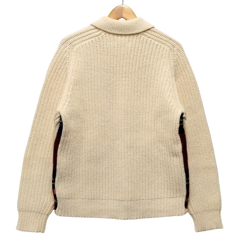 Supreme SUPREME 18AW Plaid Front Zip Sweater Check Zip Sweater Size US M / EU 48-50 / 2 - 3 Thumbnail