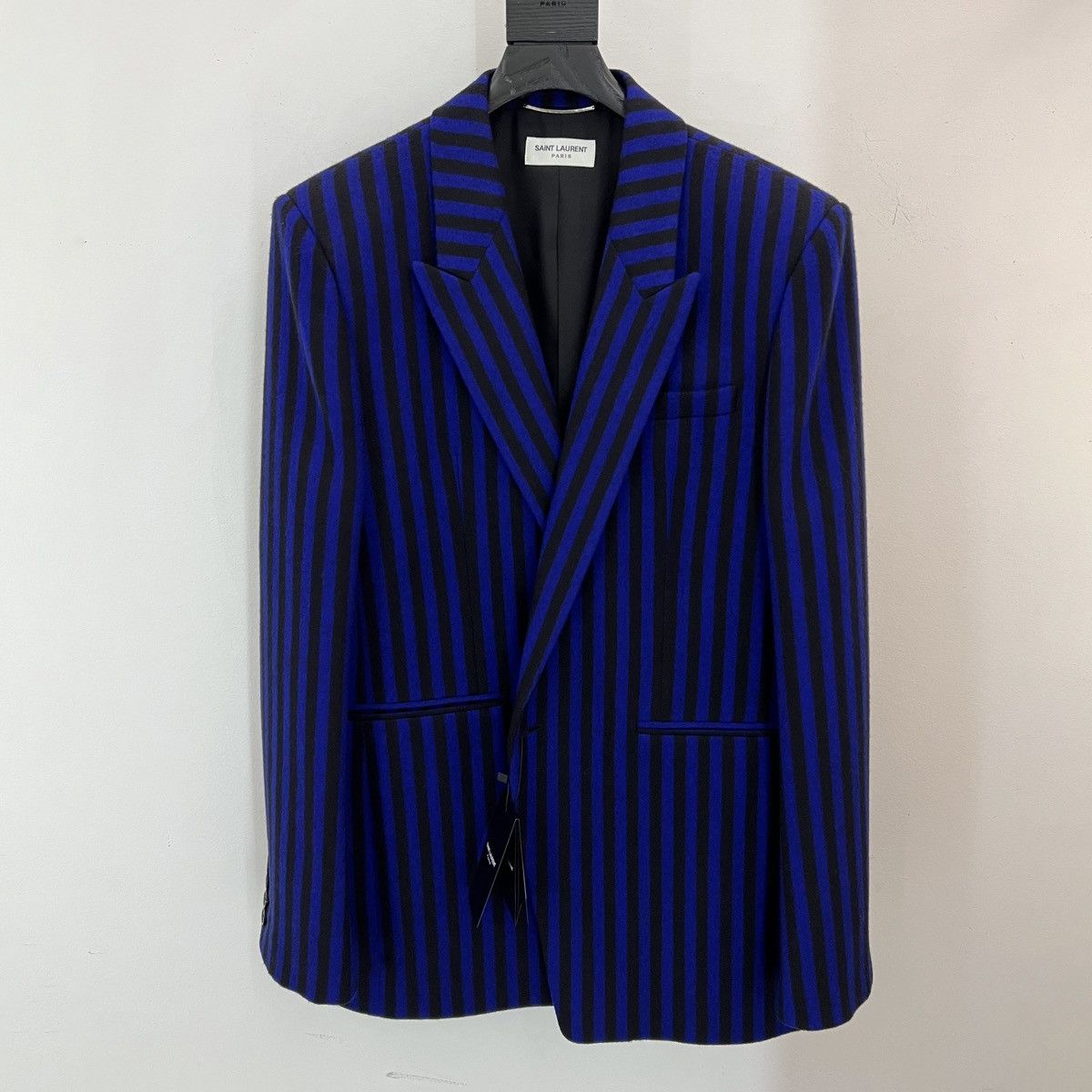 Saint Laurent Paris Saint Laurent Striped Blazer in Medium Size US M / EU 48-50 / 2 - 2 Thumbnail
