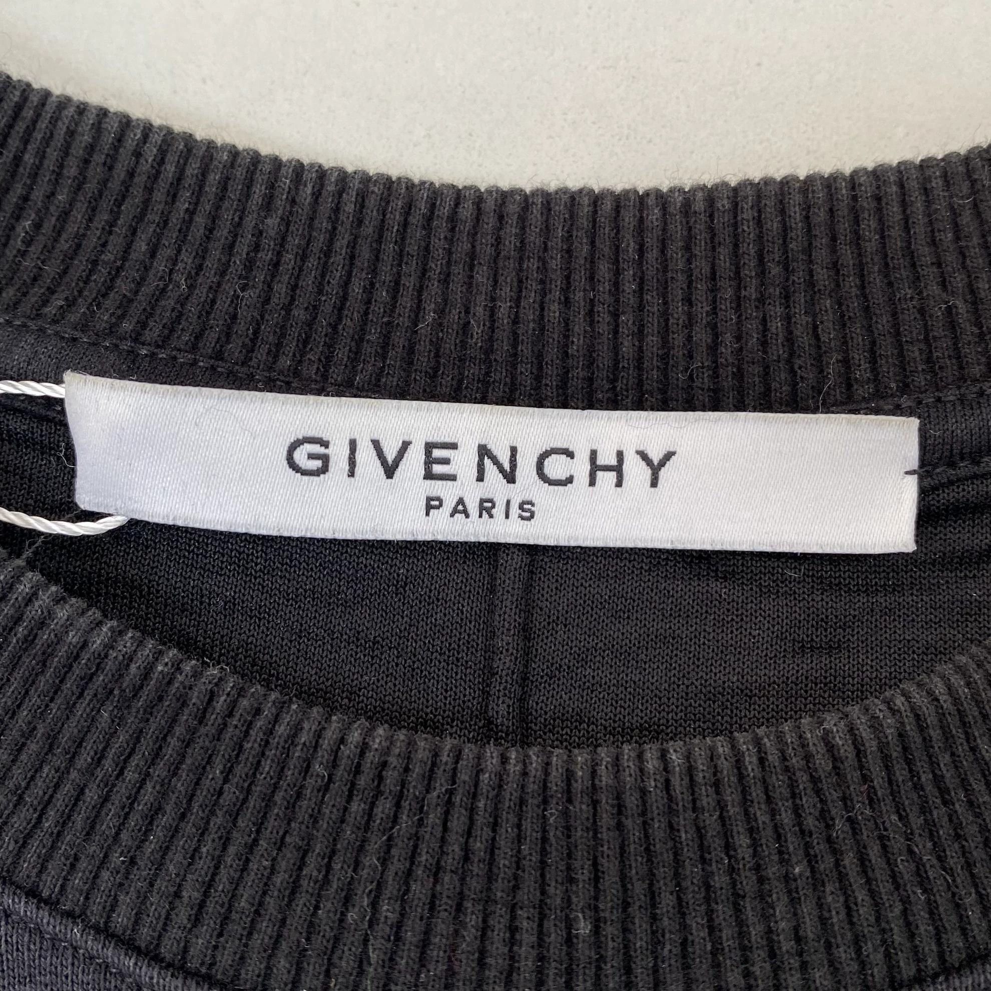 Givenchy Givenchy Black Letter Logo Sweatshirt XS Size US XS / EU 42 / 0 - 7 Thumbnail