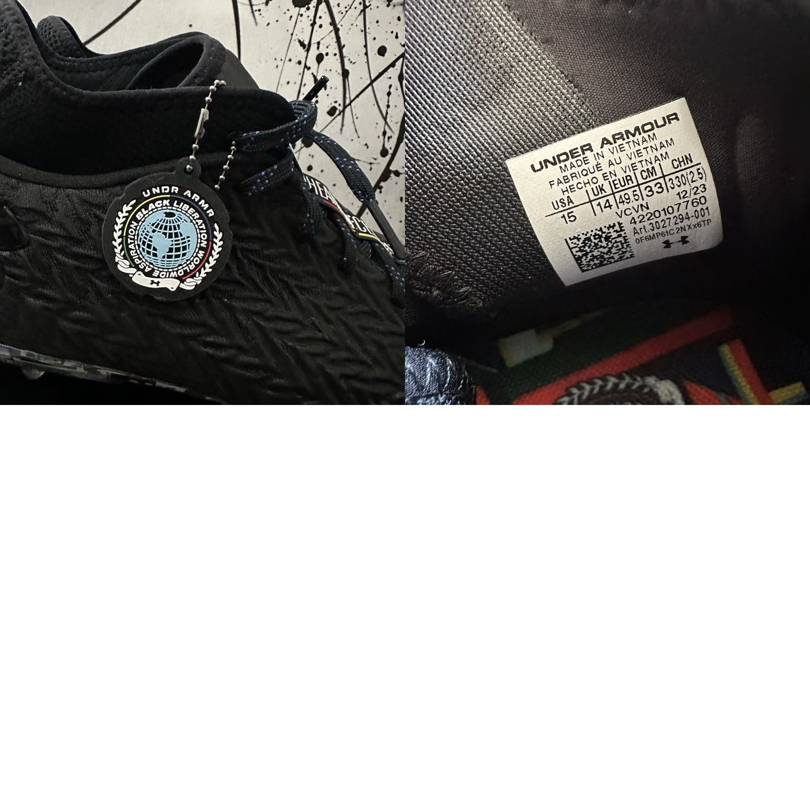 Under Armour Under Armour Spur Spotlight MC Football Cleats Size 15 Black Men's 3027294 Shoes Size US 15 / EU 48 - 8 Thumbnail