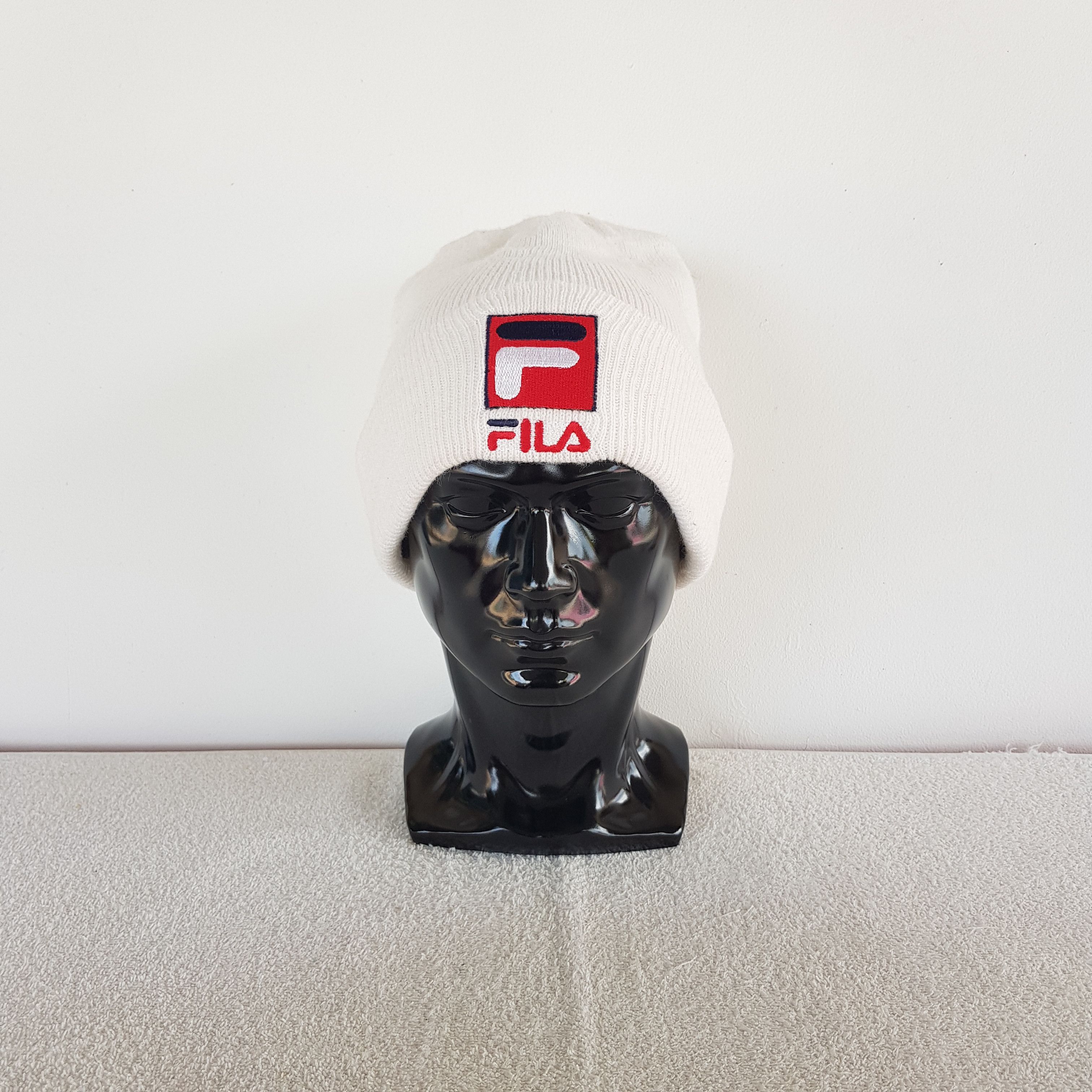 Fila Vintage 90s Fila Beanie Snow Caps Hats Size ONE SIZE - 1 Thumbnail