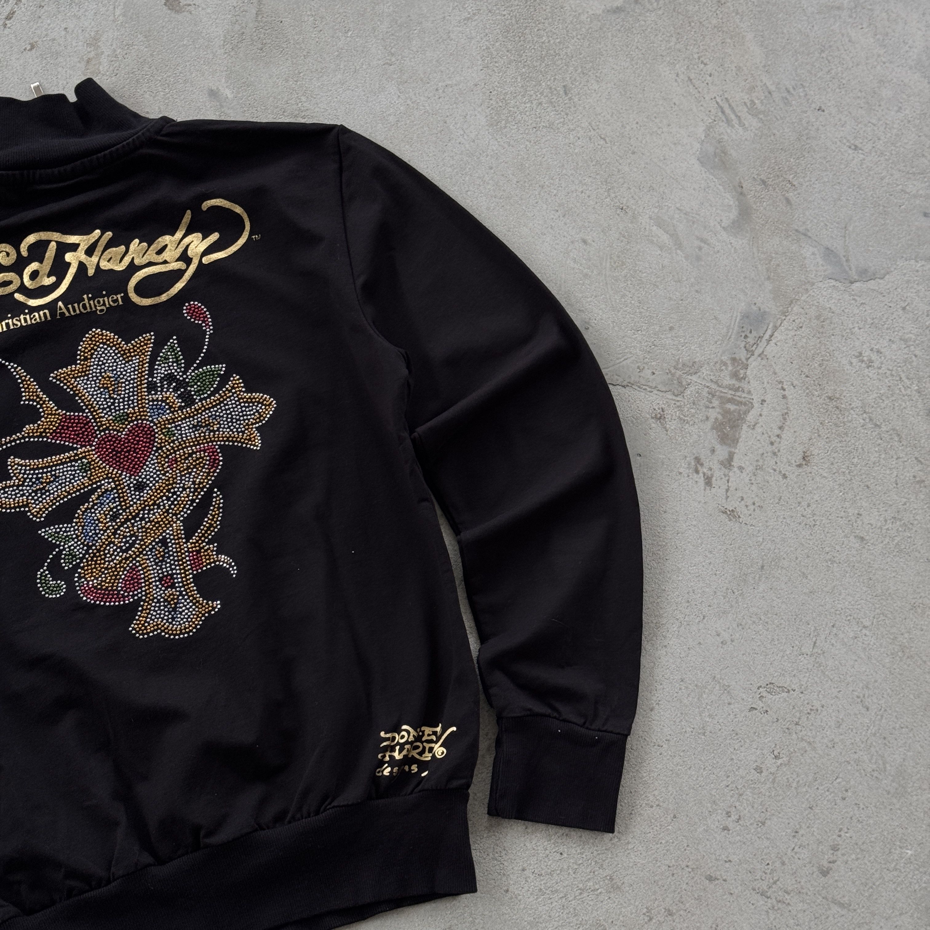 Ed Hardy Vintage Ed Hardy Cotton Full Zip Jacket Size M / US 6-8 / IT 42-44 - 6 Thumbnail