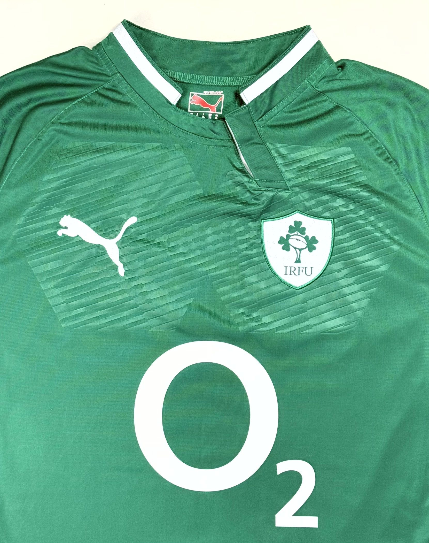 Puma Puma Ireland IRFU O2 Home Rugby Jersey 2011-12 Size US XL / EU 56 / 4 - 3 Thumbnail