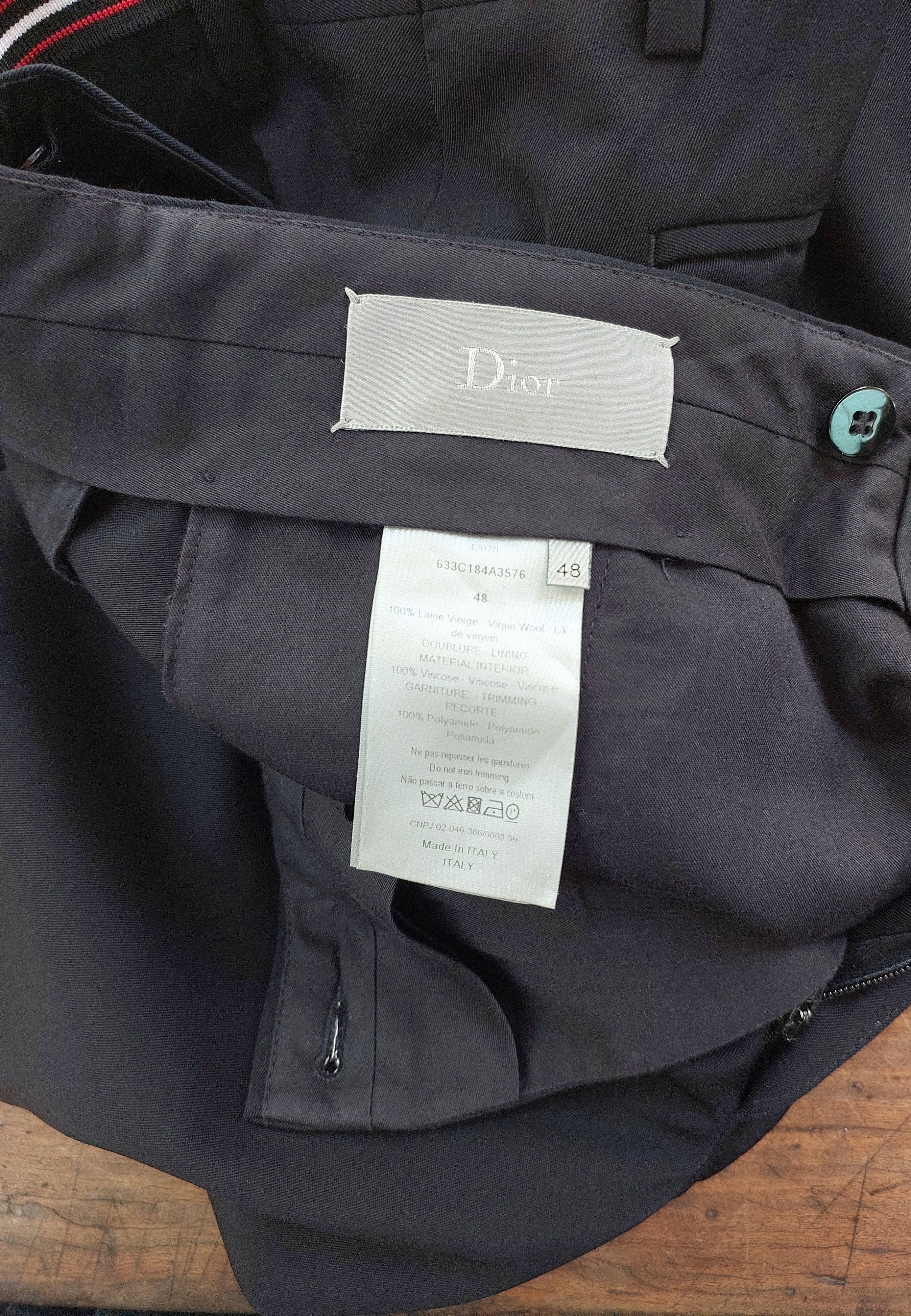 Dior Dior Homme x Kris Van Assche A/W16 Trimming Tape Belt Slacks Size US 32 / EU 48 - 11 Thumbnail