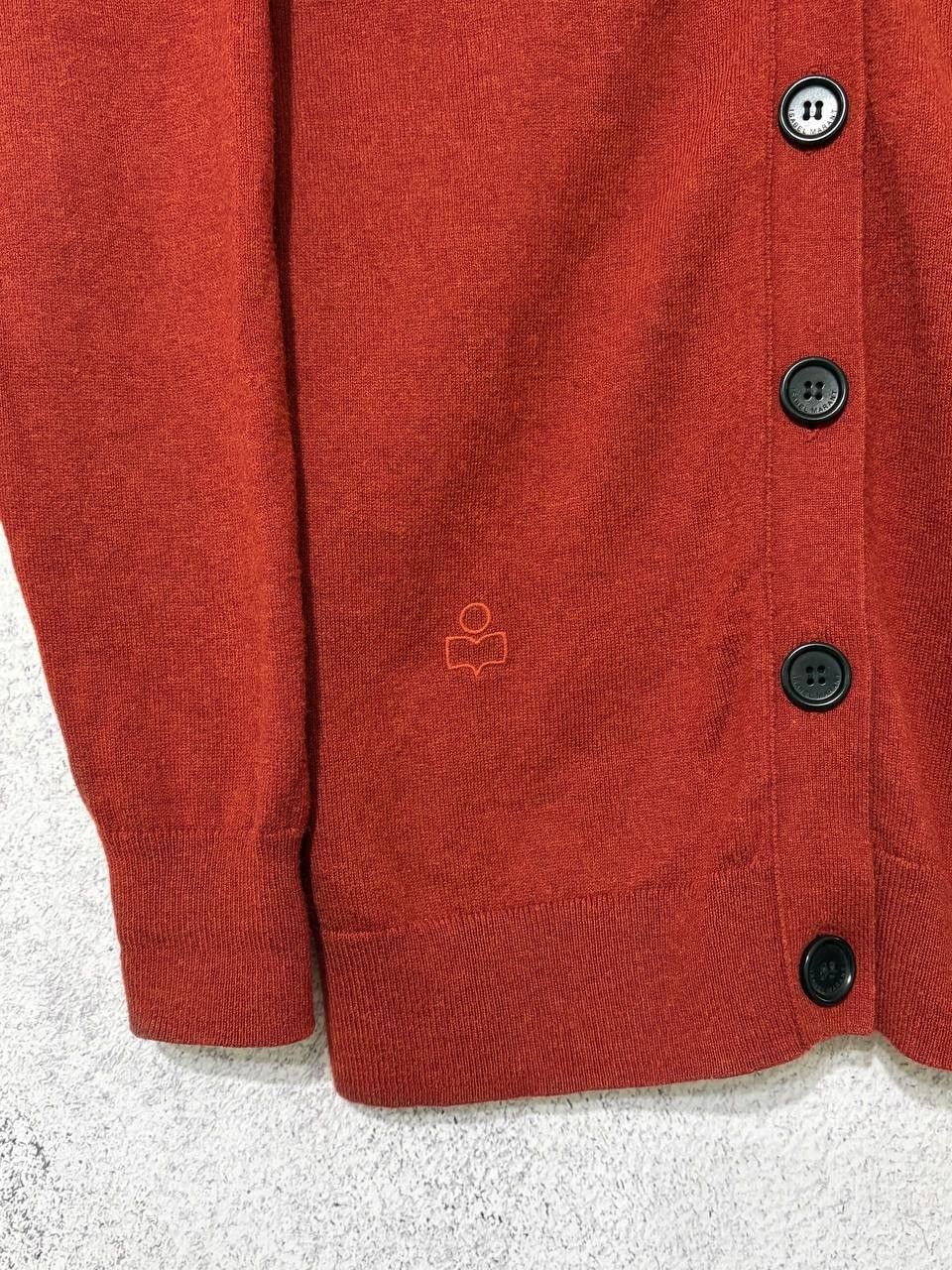 Isabel Marant Etoile Isabel Marant Etoile V-Neck Burgundy Cardigan Size S / US 4 / IT 40 - 3 Thumbnail