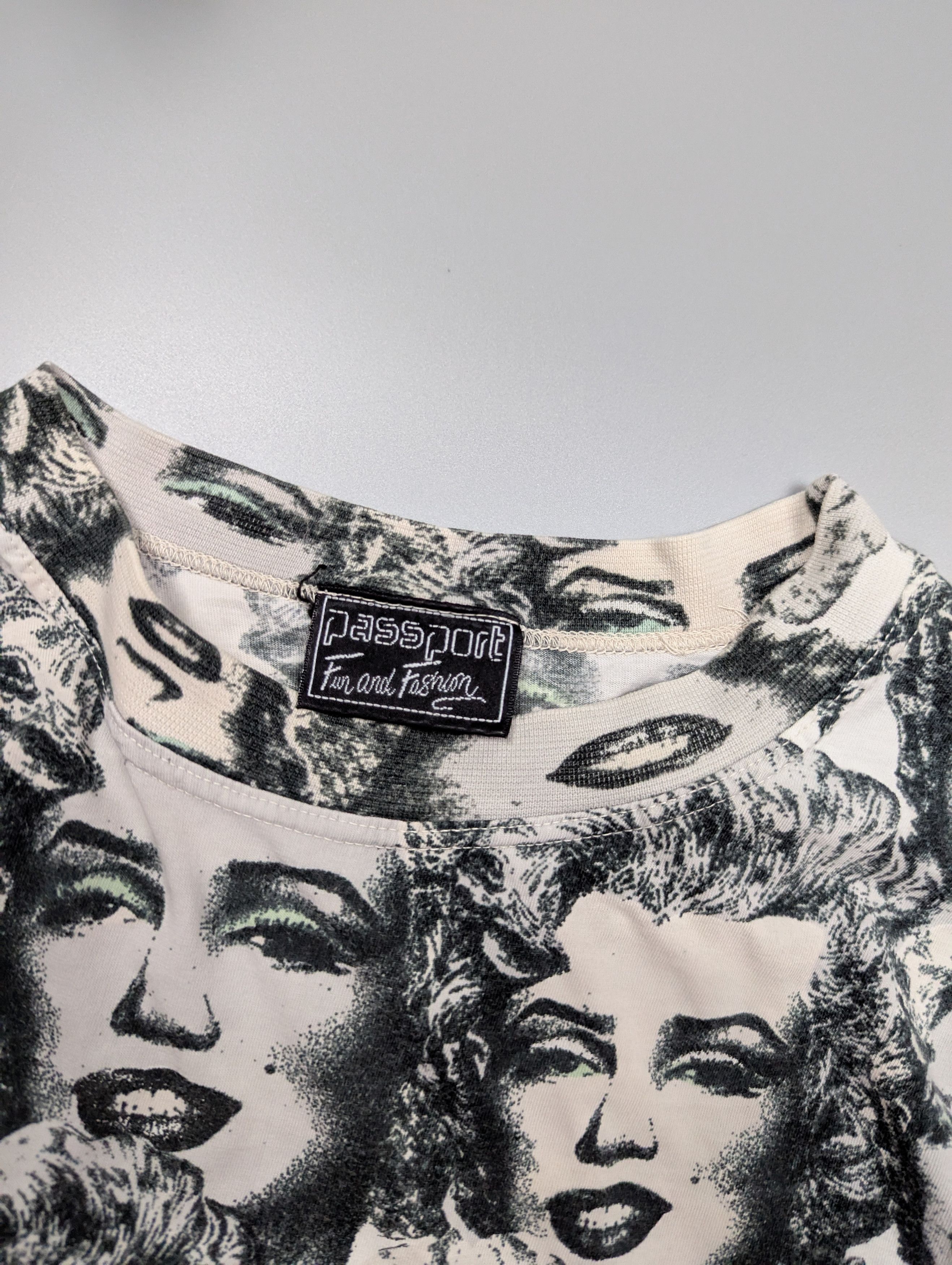 Passport Y2K Vtg Pop Art Graphic Tee Men’s S/M Marilyn Monroe Size US S / EU 44-46 / 1 - 8 Thumbnail
