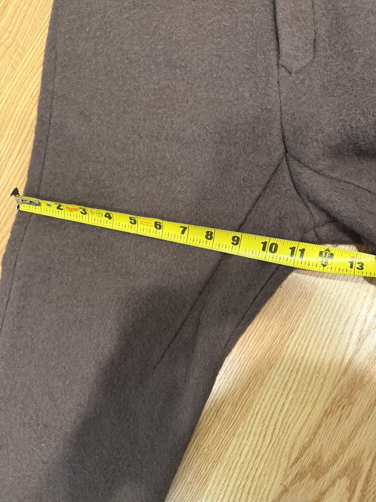 Rick Owens Wool “COLLAPSE JEANS” Size US 31 - 12 Thumbnail