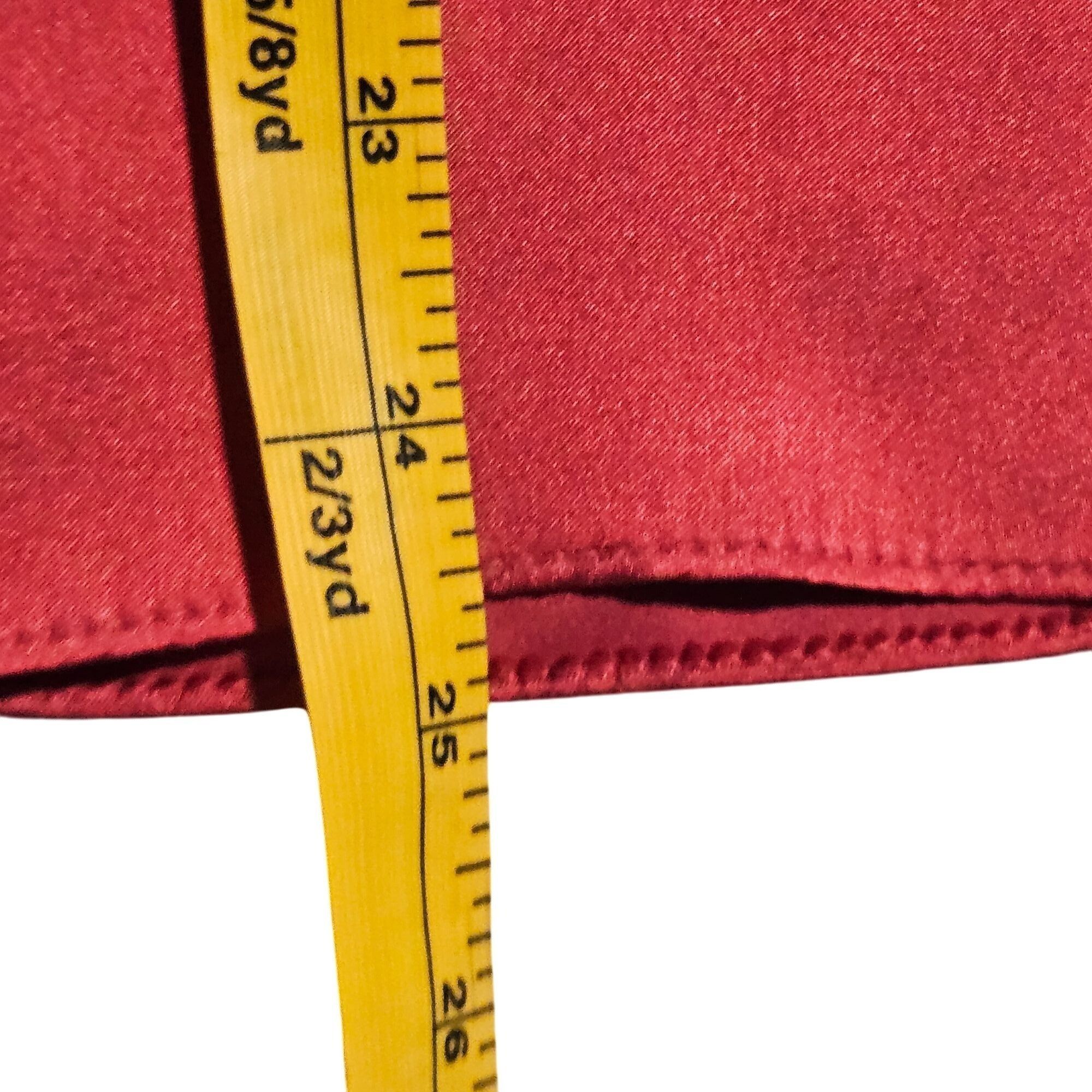 Other Prophecy Women’s Red Satin Blouse XL Quiet Luxury, Fall Laye Size XL / US 12-14 / IT 48-50 - 7 Thumbnail