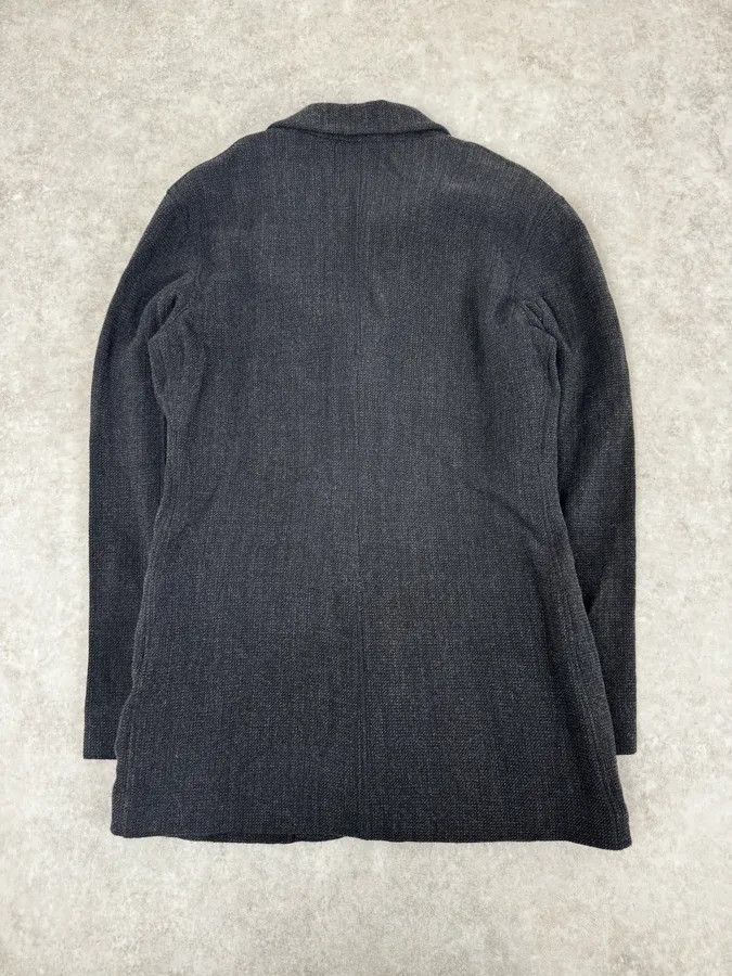 Emporio Armani FW2004 Emporio Armani Black Grey Wool Blazer Suit Jacket Size 42R - 4 Thumbnail