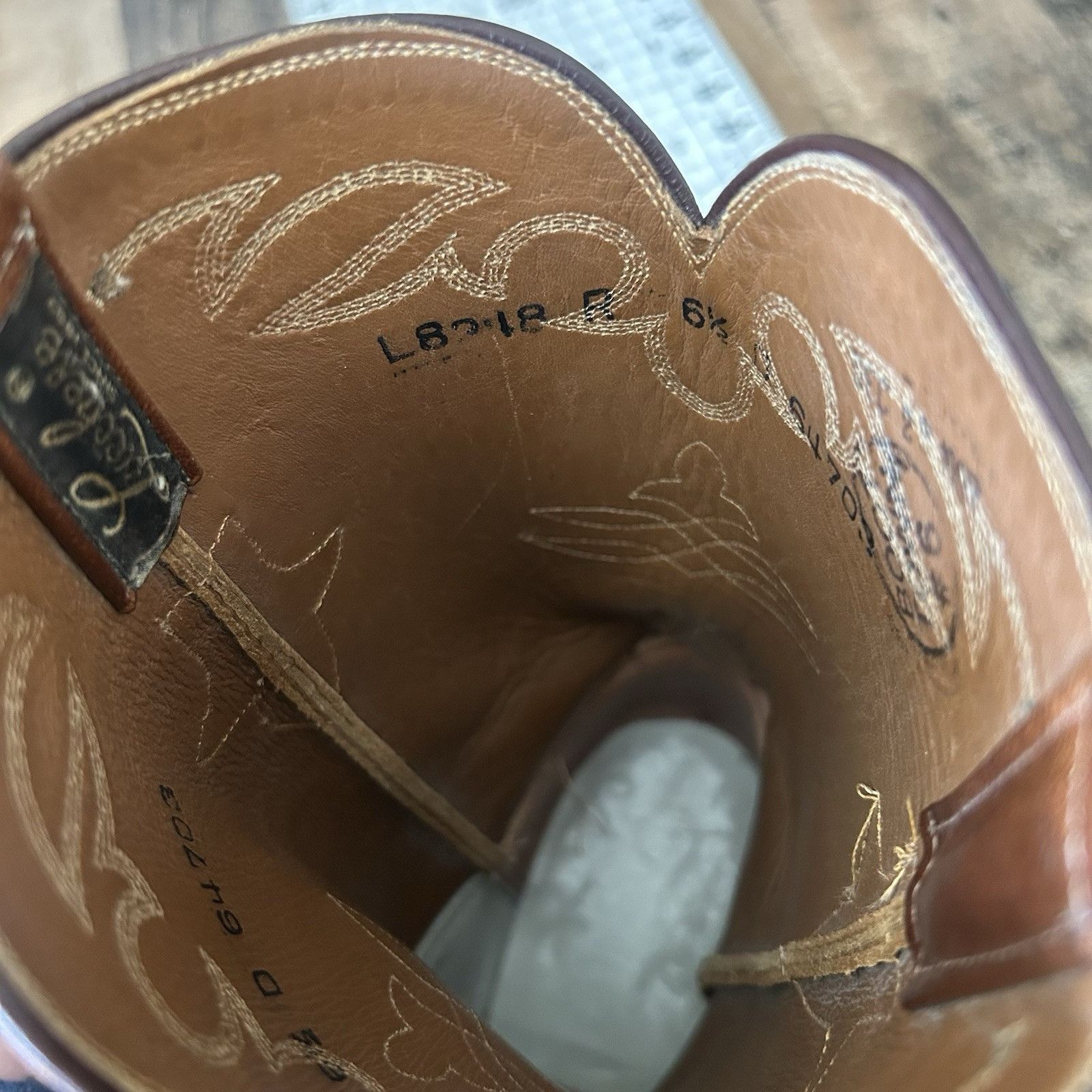 Lucchese Lucchese Classics L8348 Ostrich Cowboy Boots Mens 6.5 D Size US 6.5 / EU 39-40 - 6 Thumbnail