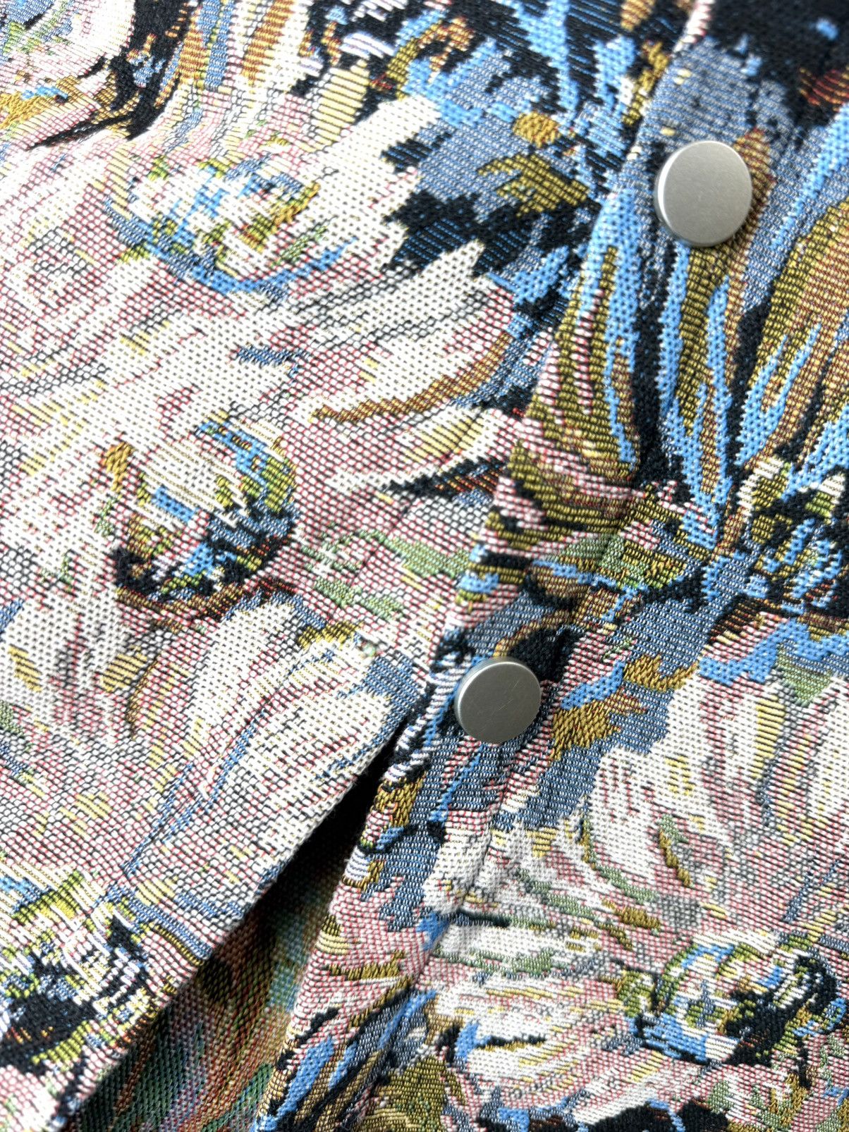 Vintage Vintage Embroidered Knit Shirt Buttons Up Hype Streetwear Size US M / EU 48-50 / 2 - 4 Thumbnail