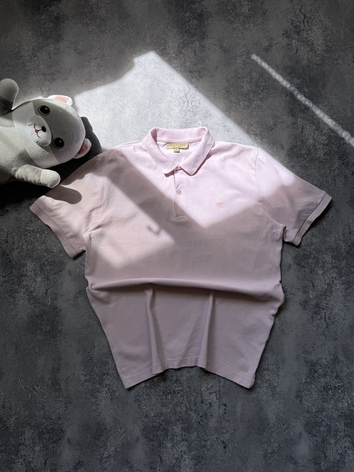 Burberry × Vintage Vintage BURBERRY Polo Shirt Tee Y2K Size US XL / EU 56 / 4 - 1 Thumbnail