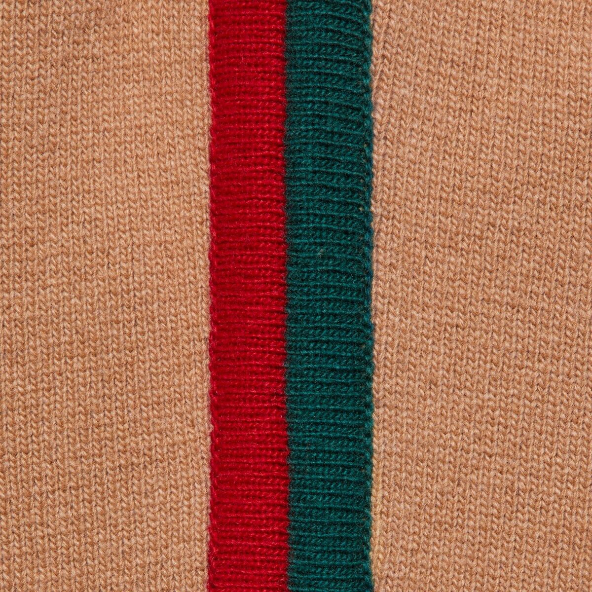 Gucci XS - Gucci Wool Pants Tan Brown Red Green Web Size US 28 / EU 44 - 4 Thumbnail