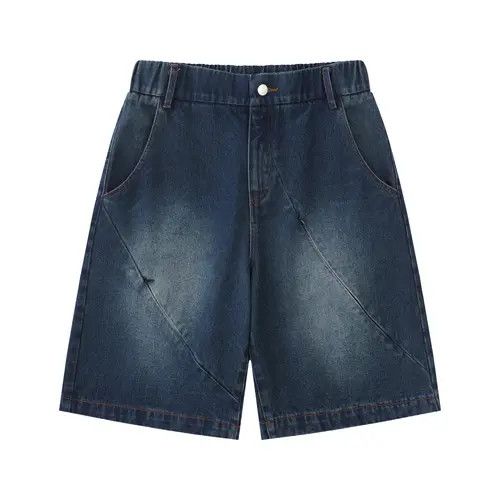 Other Dark blue denim zipper shorts Size US 32 / EU 48 - 6 Thumbnail