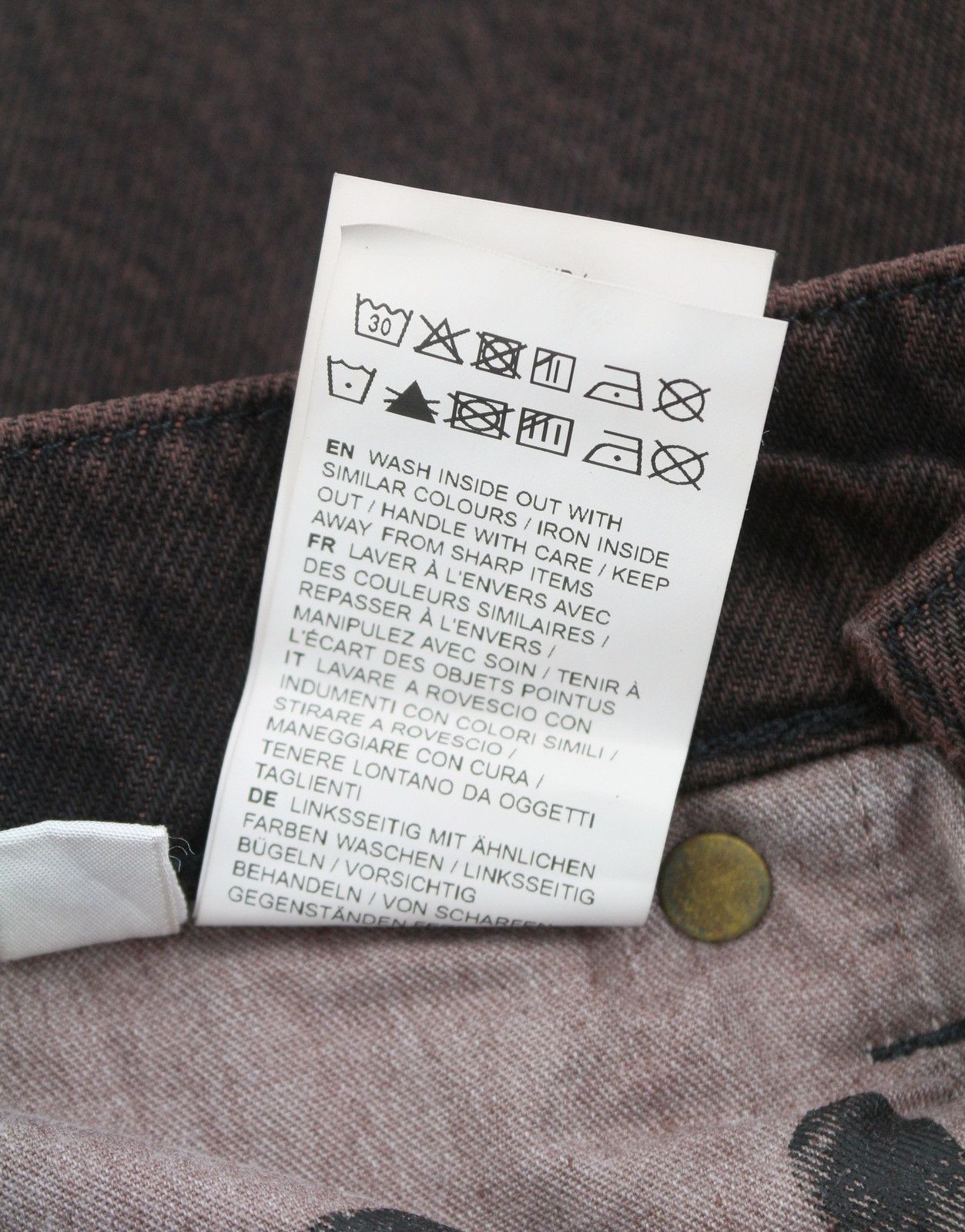 Eytys BENZ SEPIA BAGGY FIT W33/L32 Brown Faded RRP370 88882 Size US 33 - 11 Thumbnail