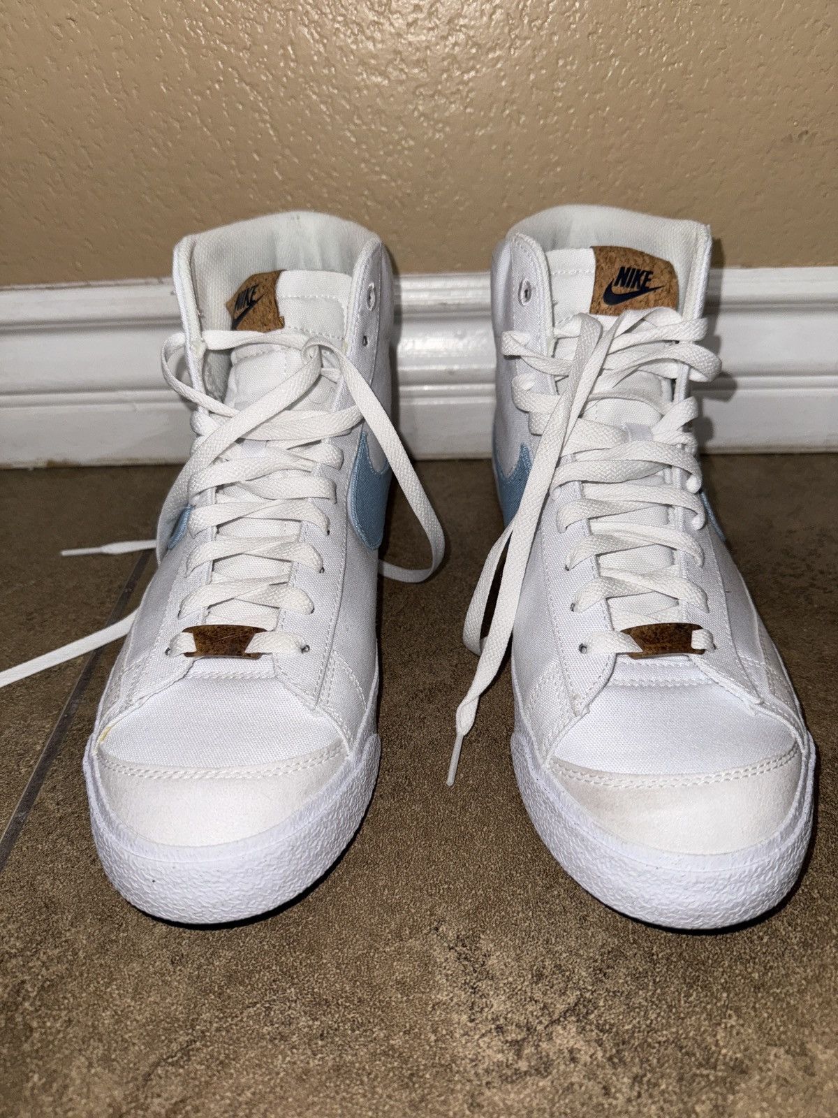Nike Nike Blazer Mid 77 White Indigo Size US 10 / EU 43 - 4 Thumbnail