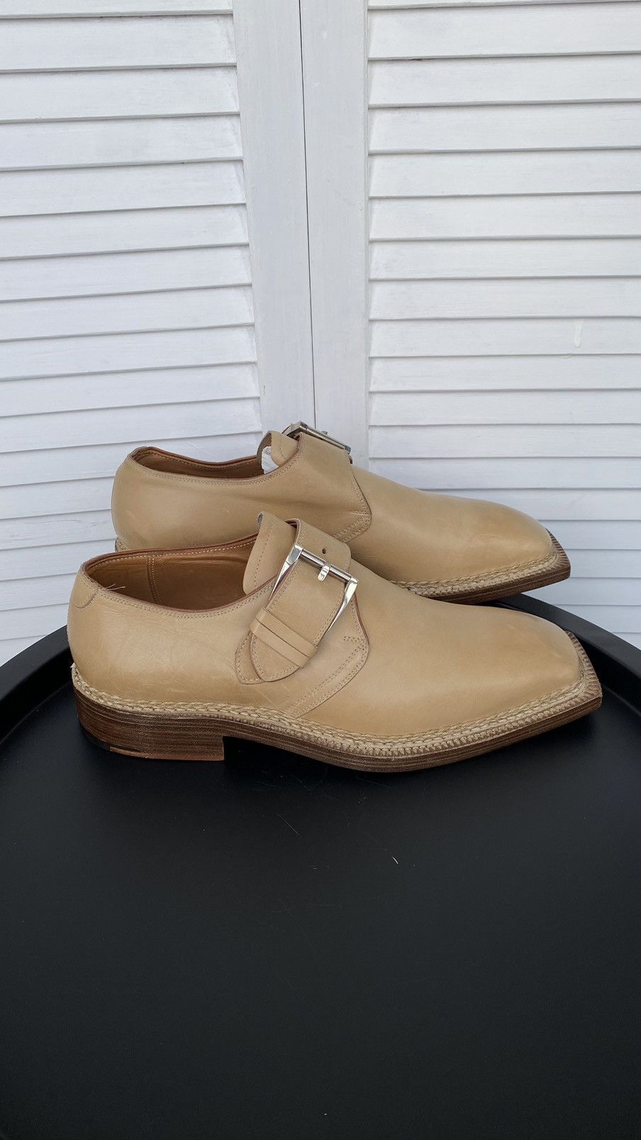 Bettanin & Venturi Bettanin & Venturi Monkstrap Leather Shoes Norvegese Welted Size US 10 / EU 43 - 1 Thumbnail