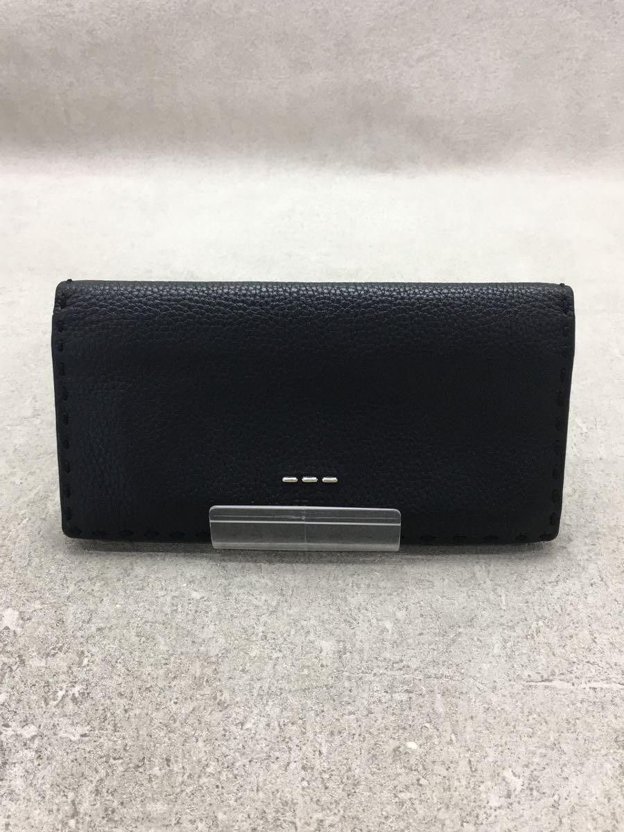 Fendi Fendi Leather Long Wallet Black Size ONE SIZE - 1 Thumbnail