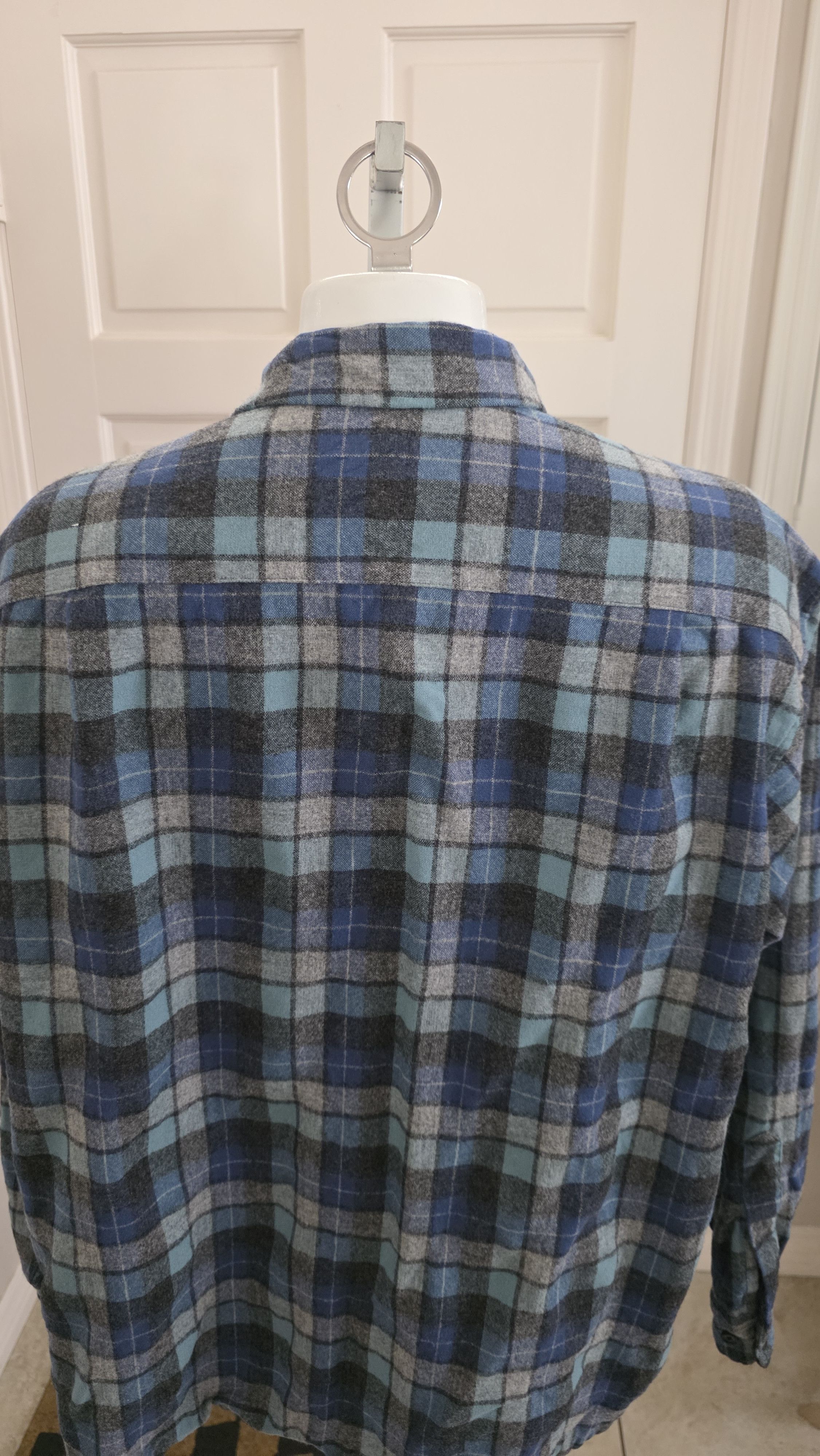 Pendleton Pendleton Board Shirt Wool Flannel Blue Plaid Button-Up XXL Size US XXL / EU 58 / 5 - 5 Thumbnail